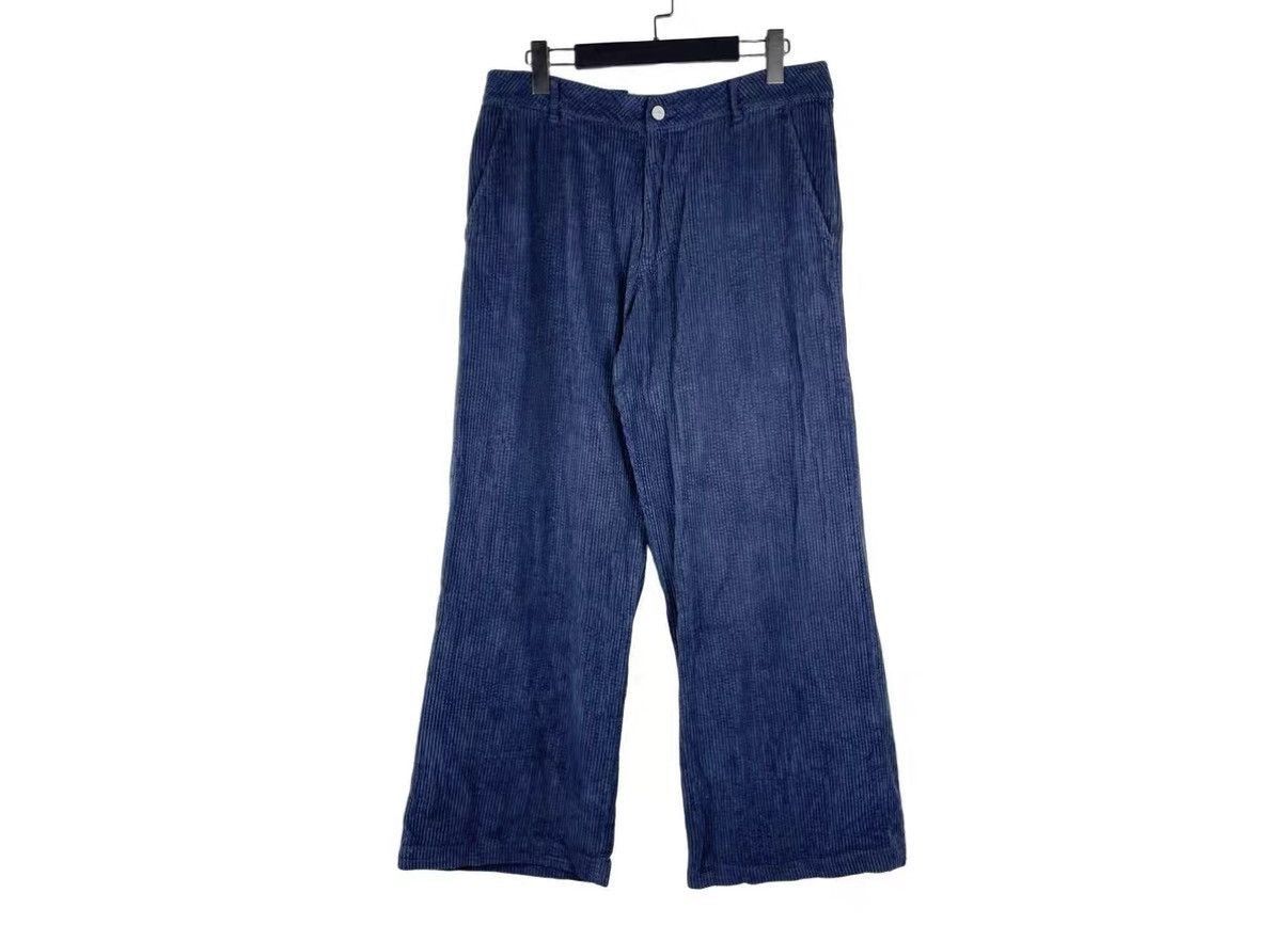 ERL Blue Corduroy Casual Pants Size 32 Size US 32 / EU 48 - 1 Thumbnail