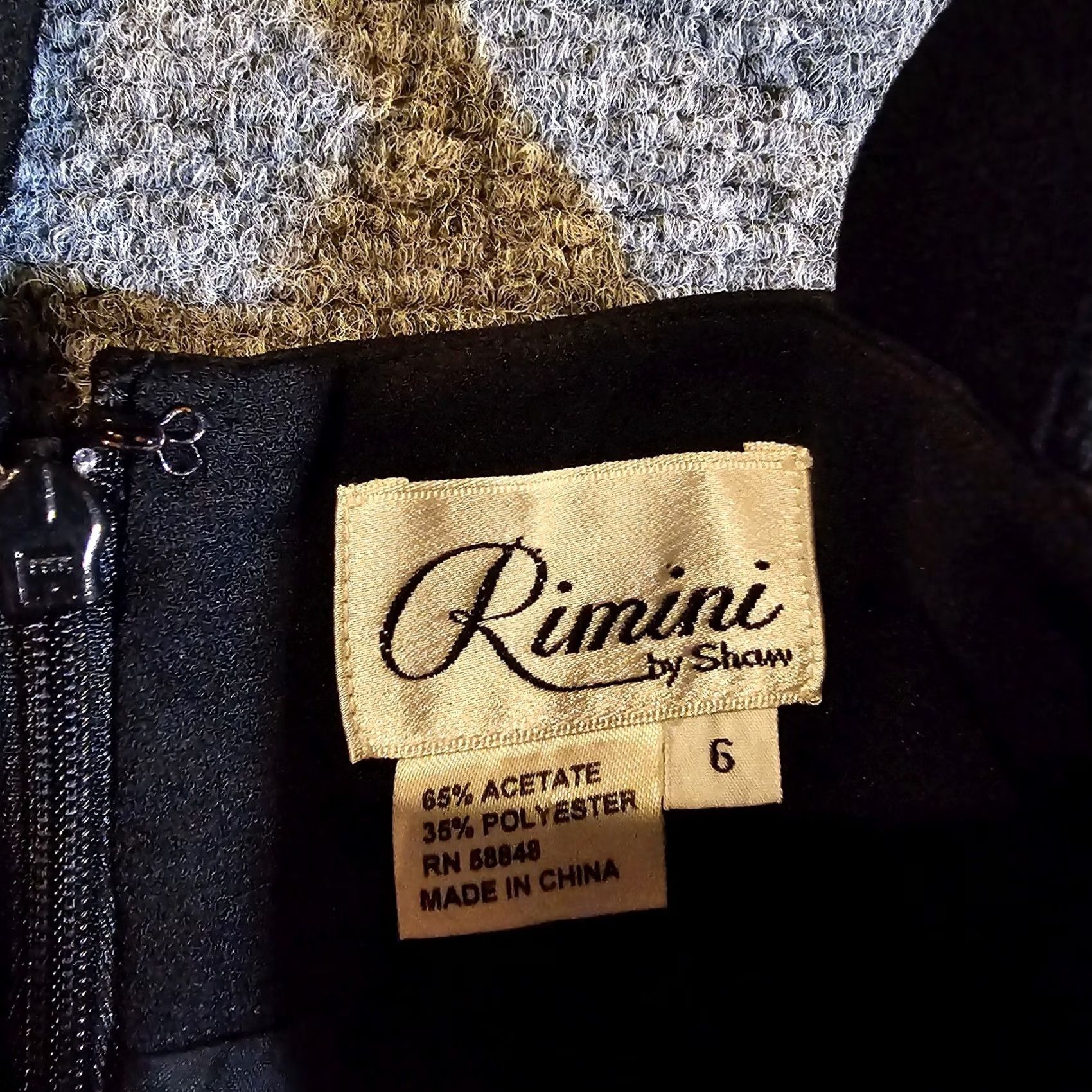 Vintage Rimini Dress Womens 6 Black Maxi Beaded Embroidered Sleeveless Cocktail Length - Vintage? Wait Not Vintage Size M / US 6-8 / IT 42-44 - 6 Thumbnail