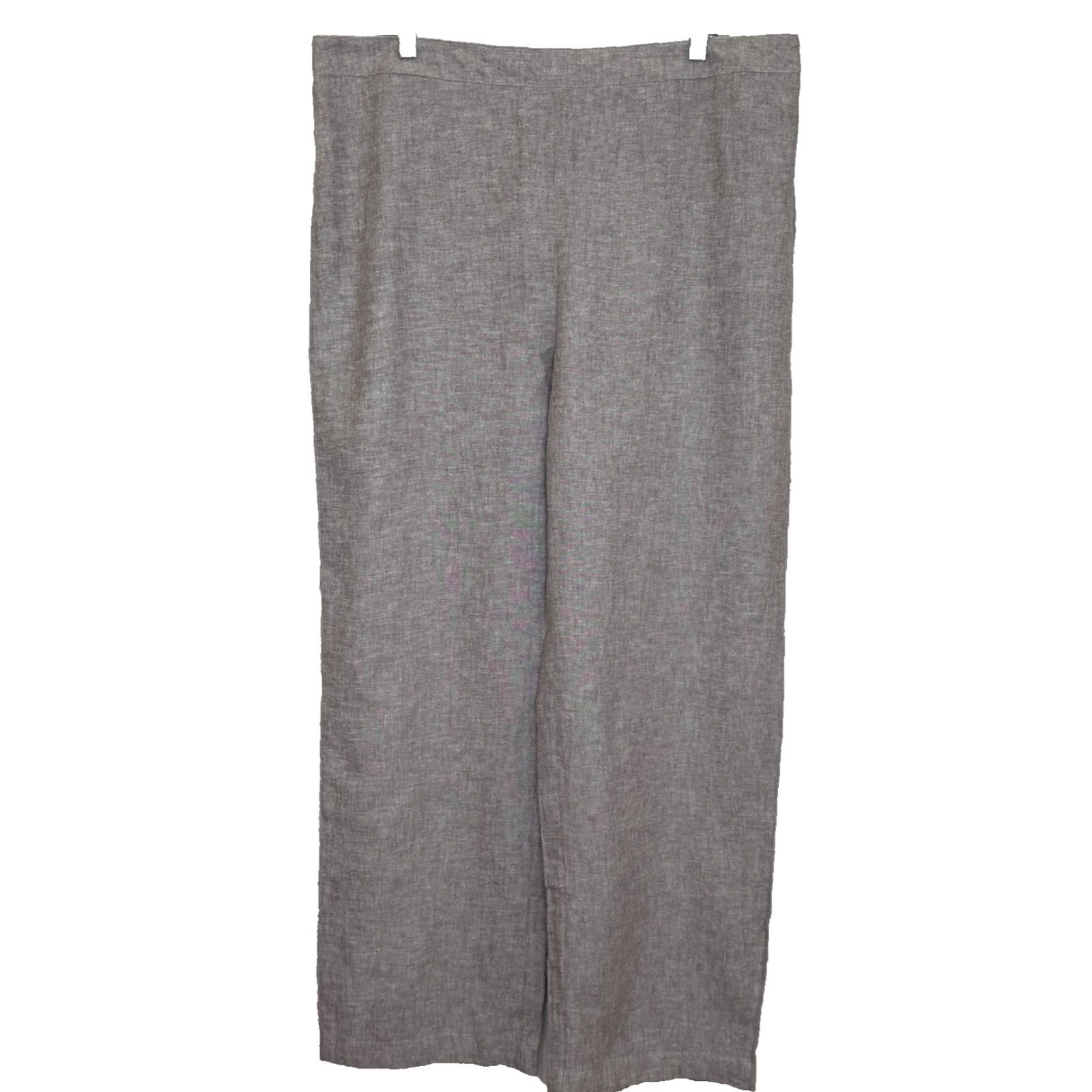 Vintage VINTAGE Chico’s Saba Pants NWT Style: Dress Pants Women’s Linen Blend High Rise Pull On Wide Leg Taupe Sz 3/XL Inseam 31 in Brown Beach Bohemian 90s? Size 40" / US 18 - 2 Thumbnail