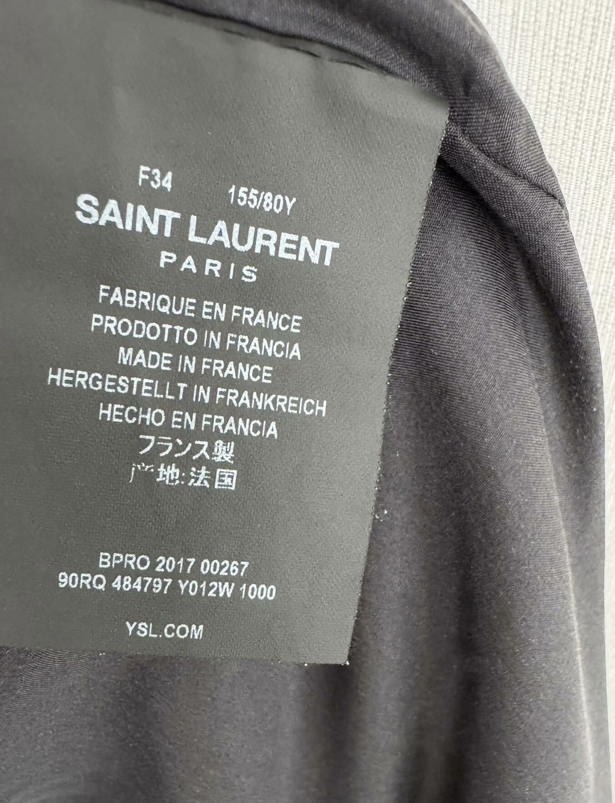 Saint Laurent Paris saint laurent slp dress Size XS / US 0-2 / IT 36-38 - 3 Thumbnail