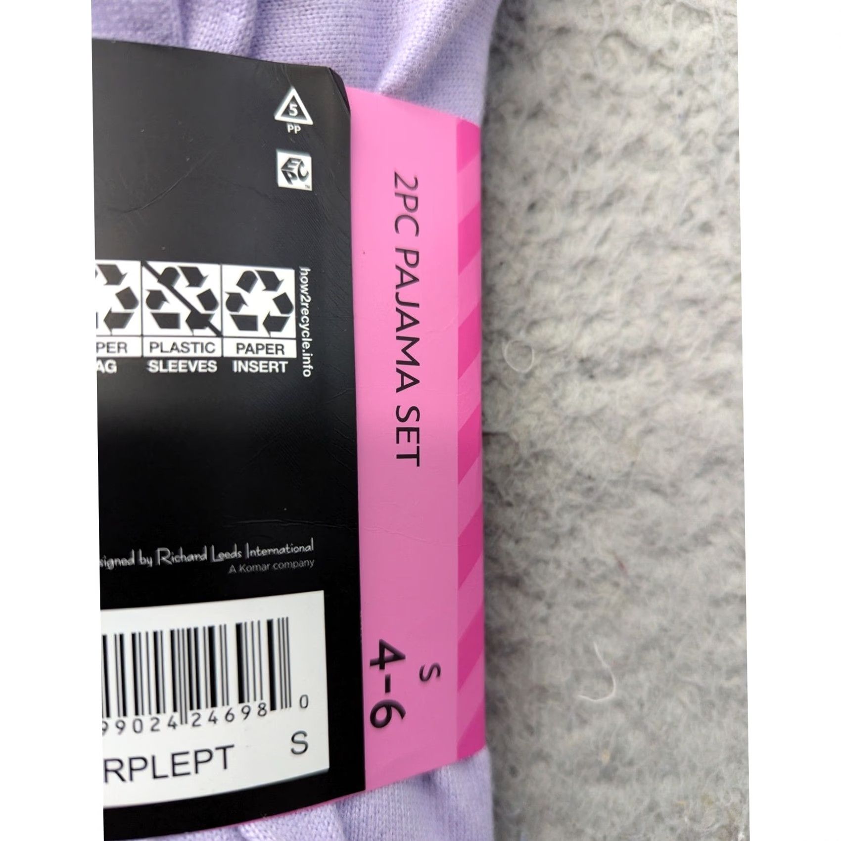 Vintage Hello Kitty Womens 2PC Pajama Set Purple Long Sleeve Joggers Small 4-6 NEW Size S / US 4 / IT 40 - 7 Thumbnail