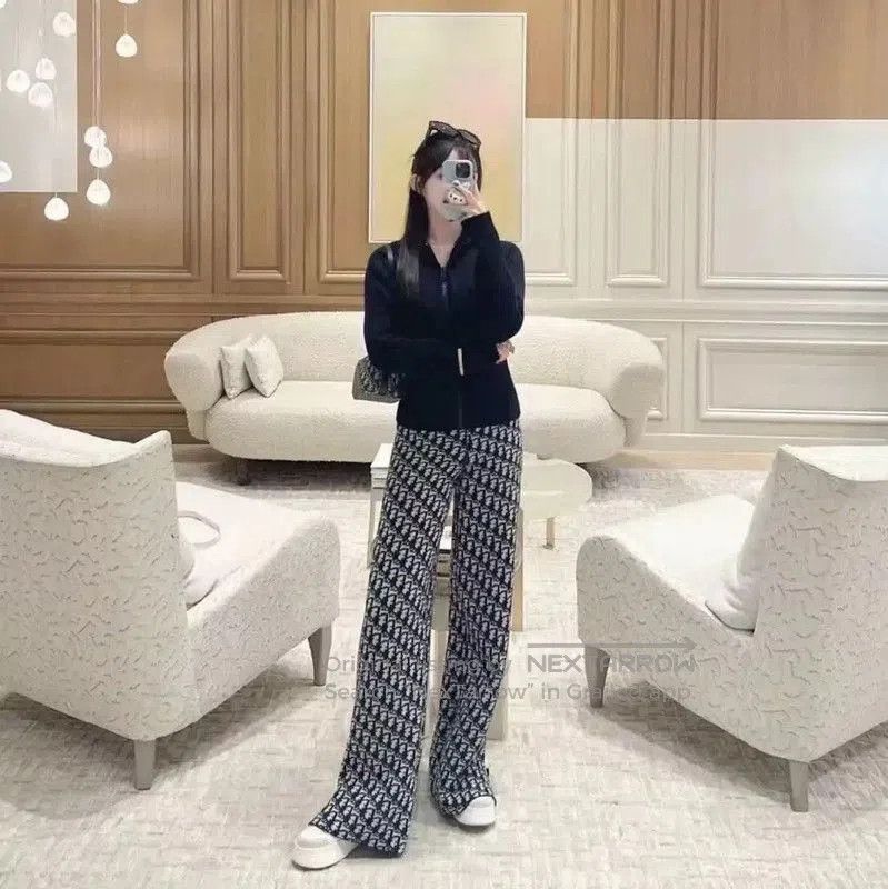 Dior Dior Black Casual Pants for Women . Size 23" - 3 Thumbnail