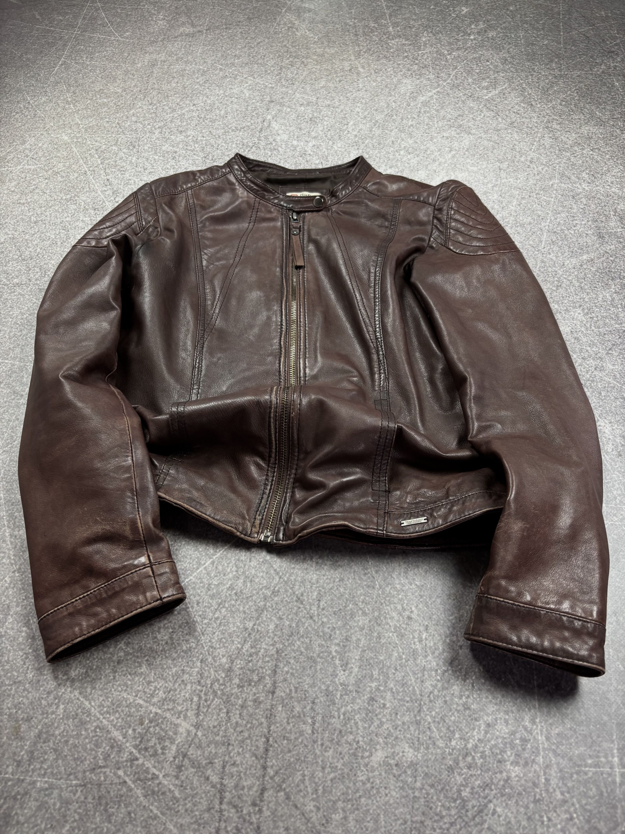 Diesel Rick Owens Type Yohji Yamamoto Style Diesel Leather Jacket Size US S / EU 44-46 / 1 - 2 Thumbnail