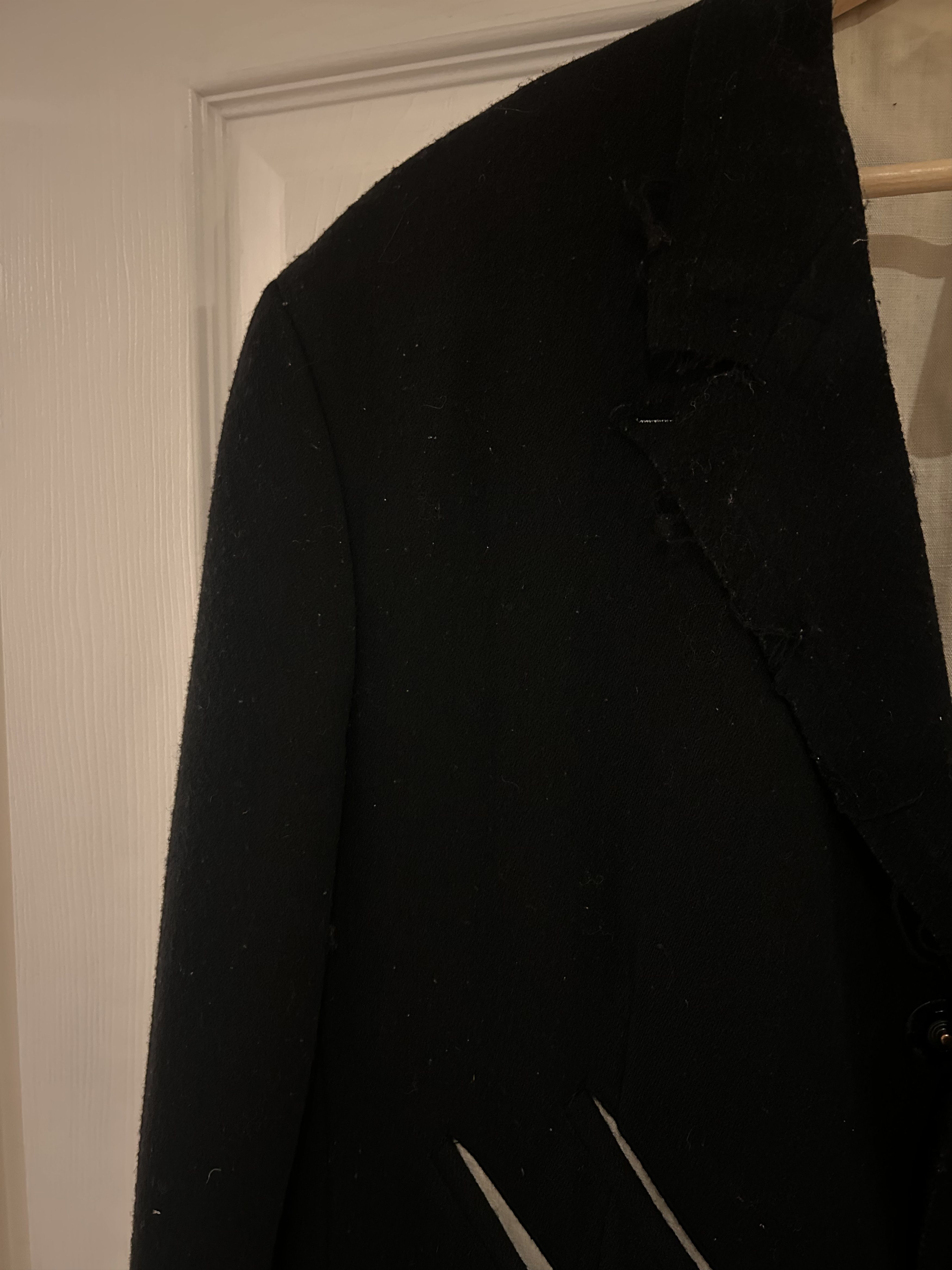 Yohji Yamamoto Black Wool Blazer Size 50L - 5 Thumbnail