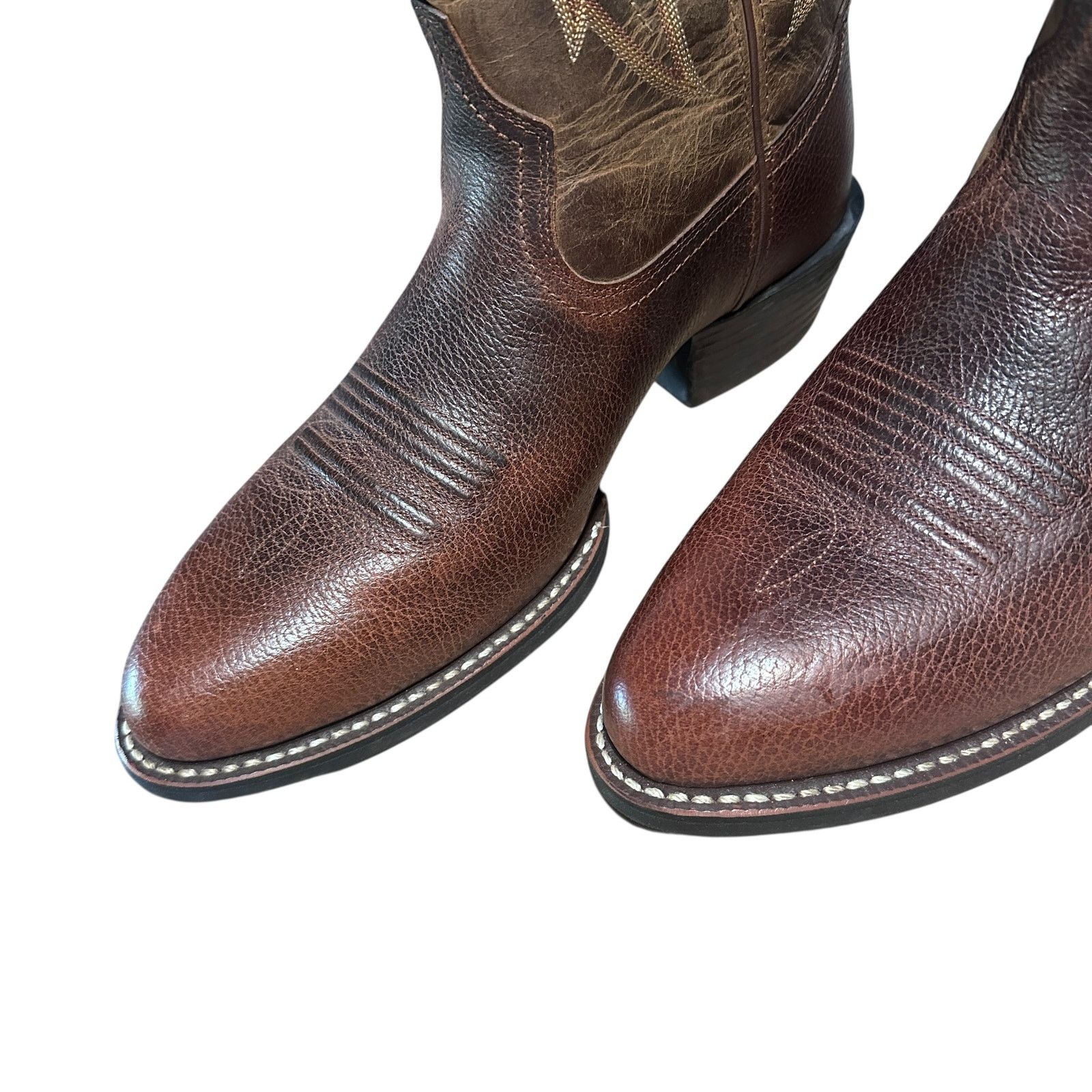 Ariat Mens ARIAT Western Leather Cowboy Boots Size 10 Size US 10 / EU 43 - 4 Thumbnail