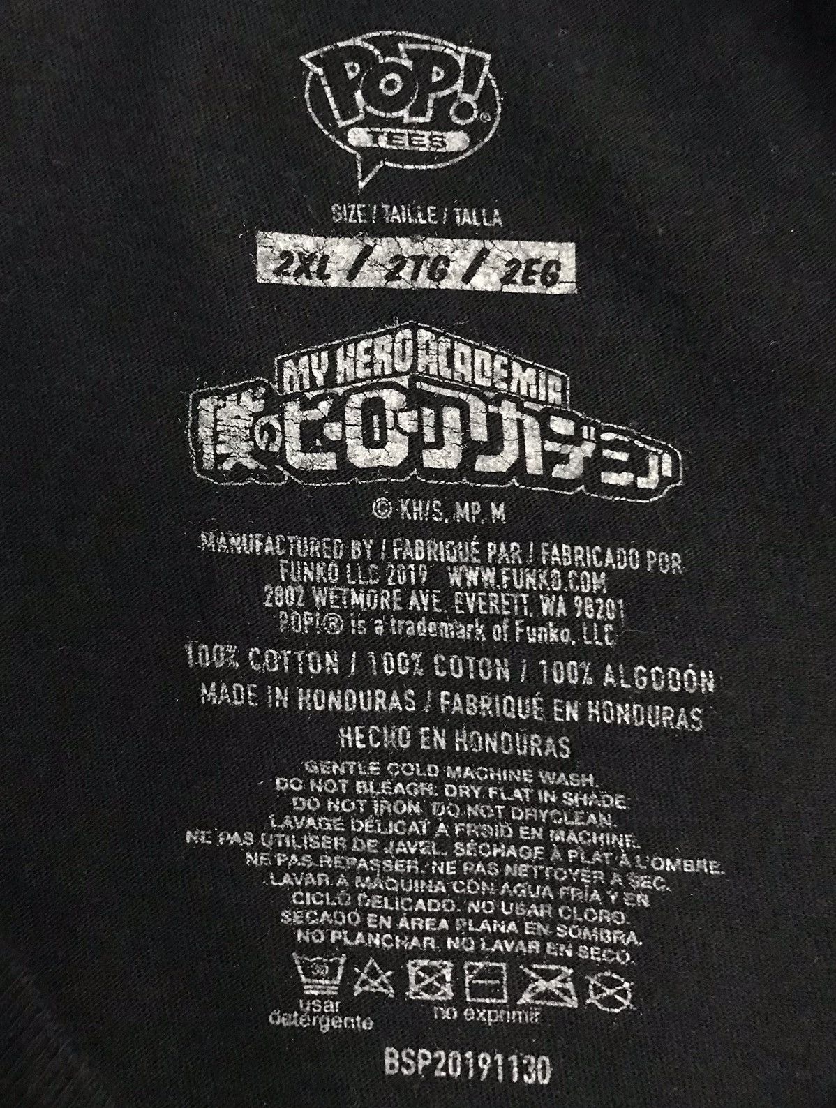 Anime × Japanese Brand Vintage My Hero Academia Fumikage Tokoyami Shirt Size US XXL / EU 58 / 5 - 6 Thumbnail
