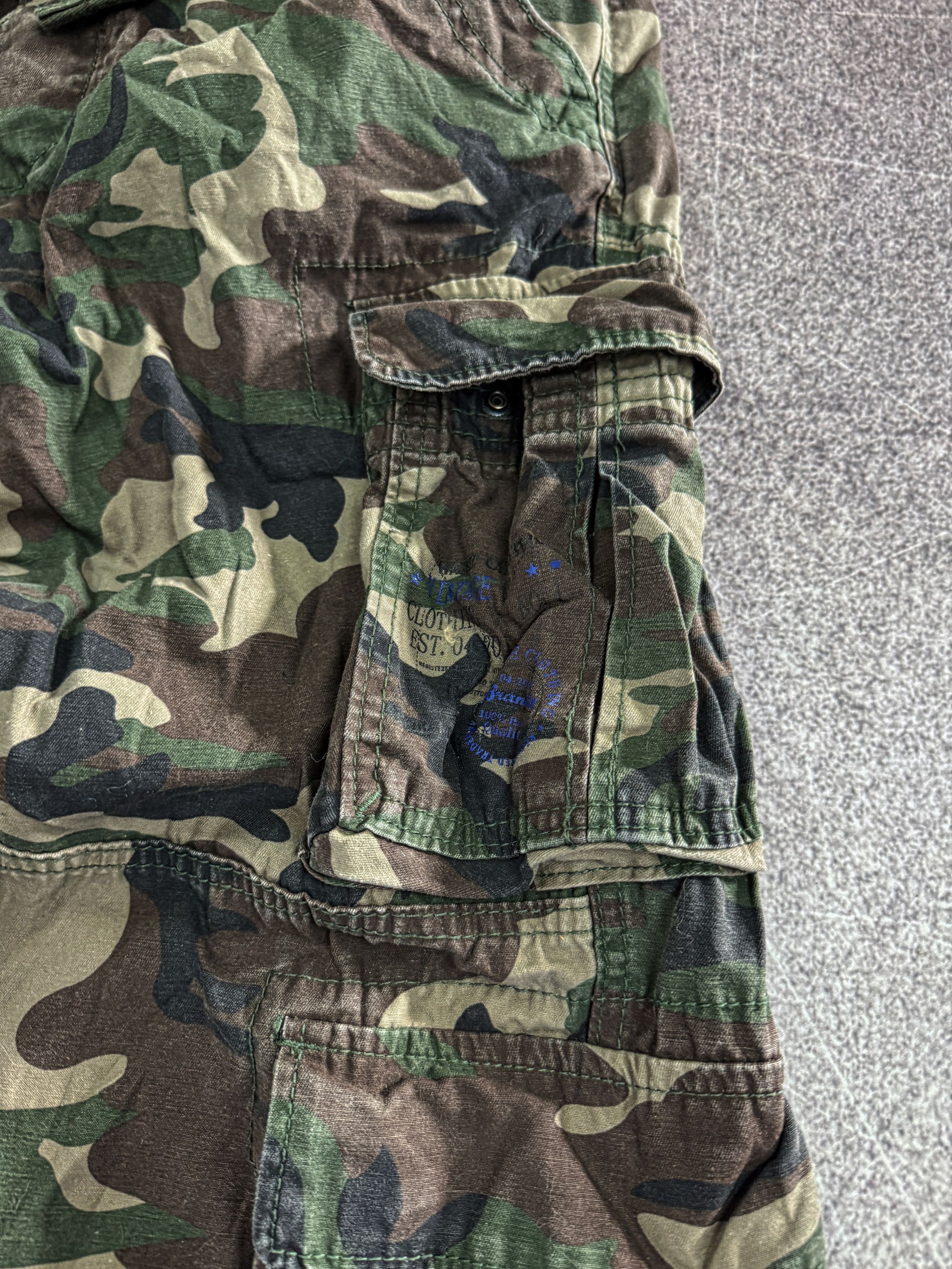 Hysteric Glamour Crazy Raf Simons Balenci Style Camo Bondage Cargo Pants y2k Size US 32 / EU 48 - 6 Thumbnail