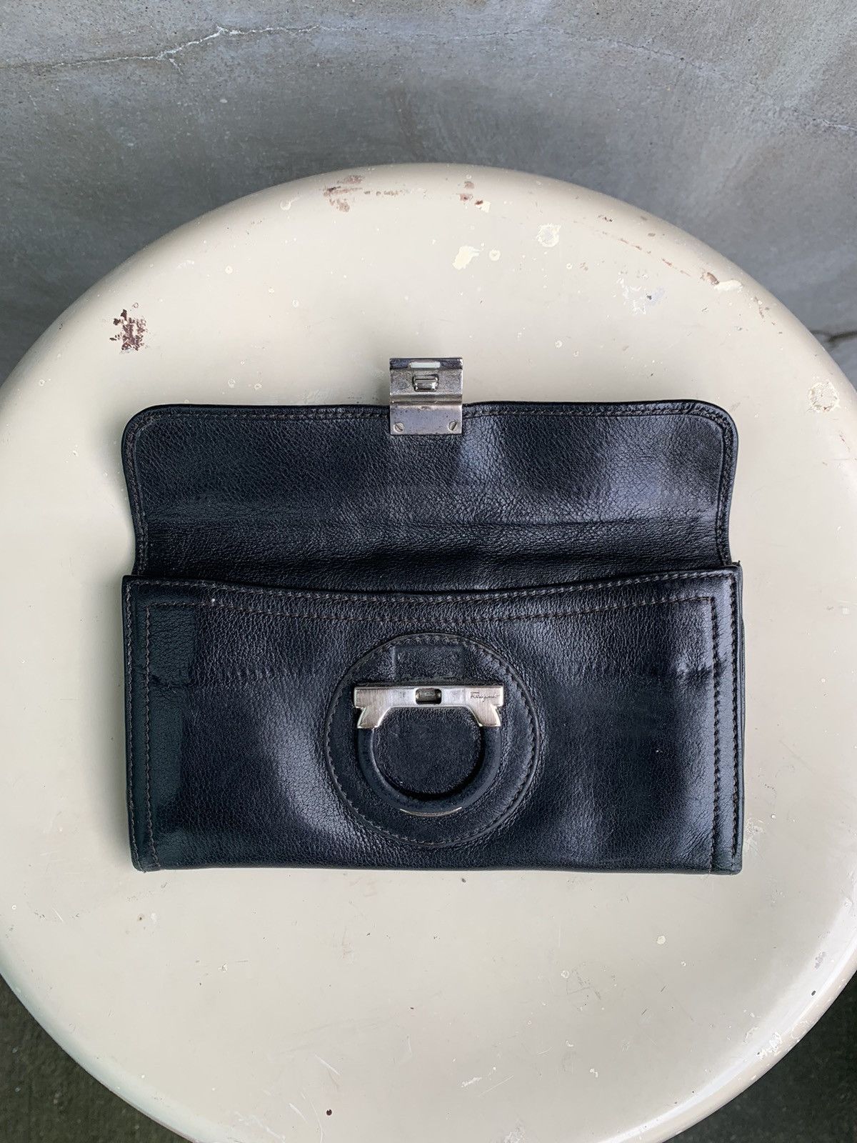Salvatore Ferragamo Gancini Leather Wallet Size ONE SIZE - 6 Thumbnail