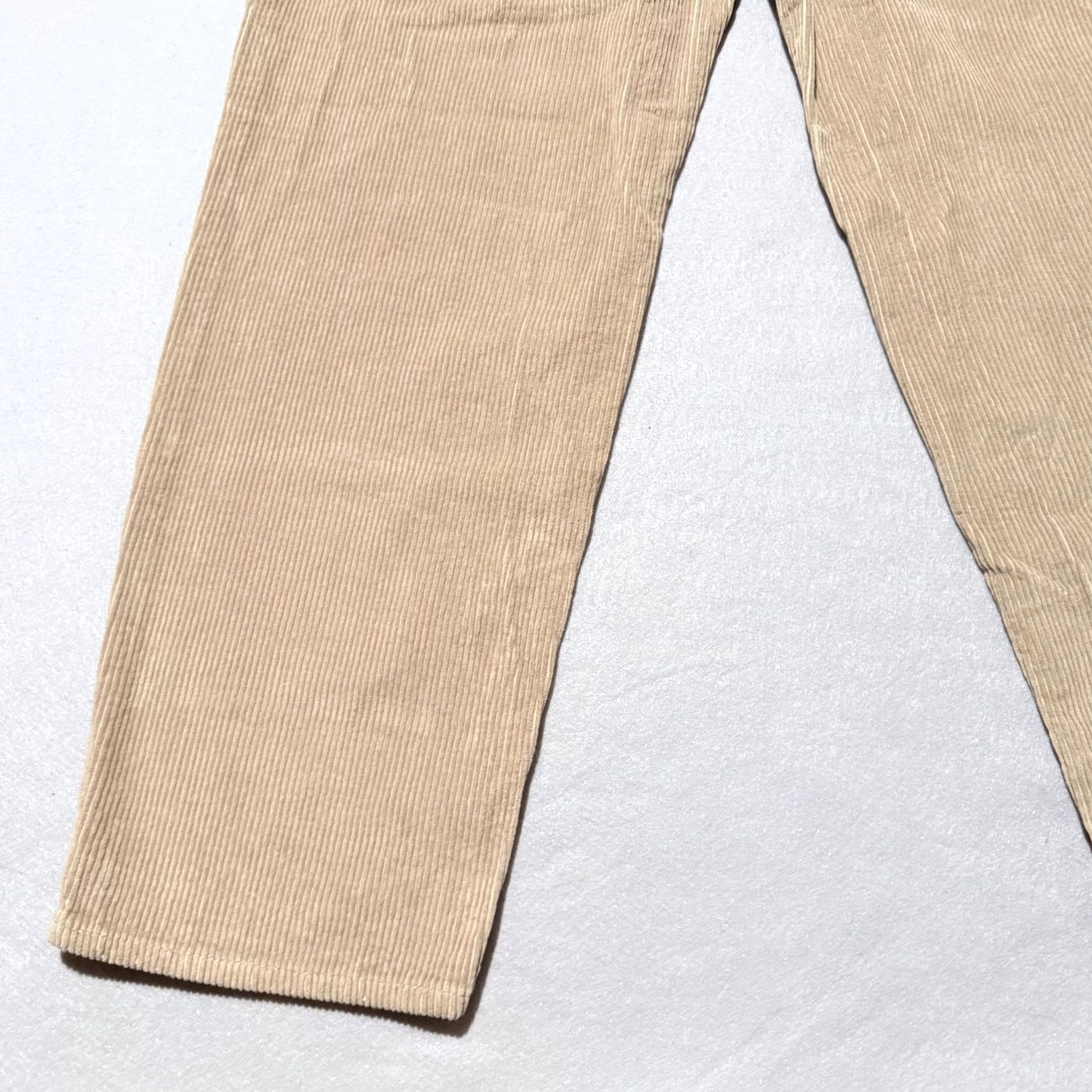 Empyre Empyre Tori Skate Pants Men Khaki Corduroy Mid Rise Relaxed Baggy 33x28 Size US 33 - 7 Thumbnail