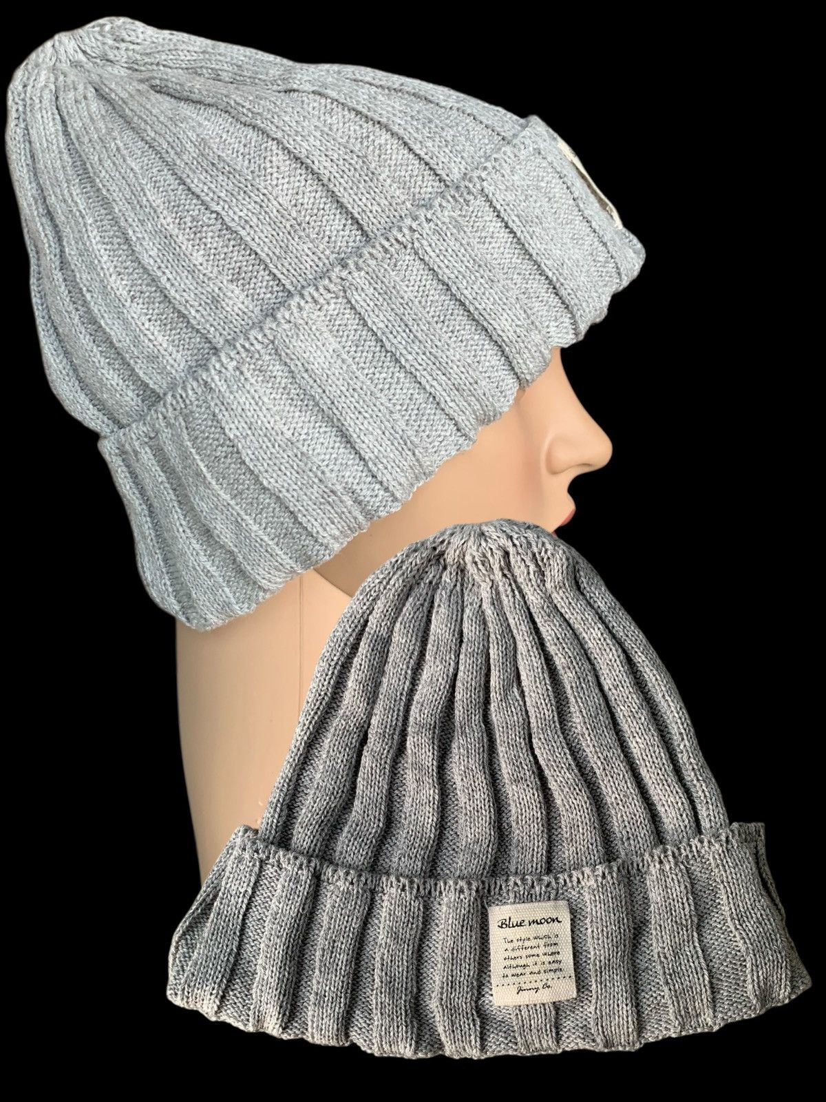 Japanese Brand × Kapital × Vintage Blue Moon Crochet Knit Hat Handmade Japanese Style Size ONE SIZE - 1 Thumbnail