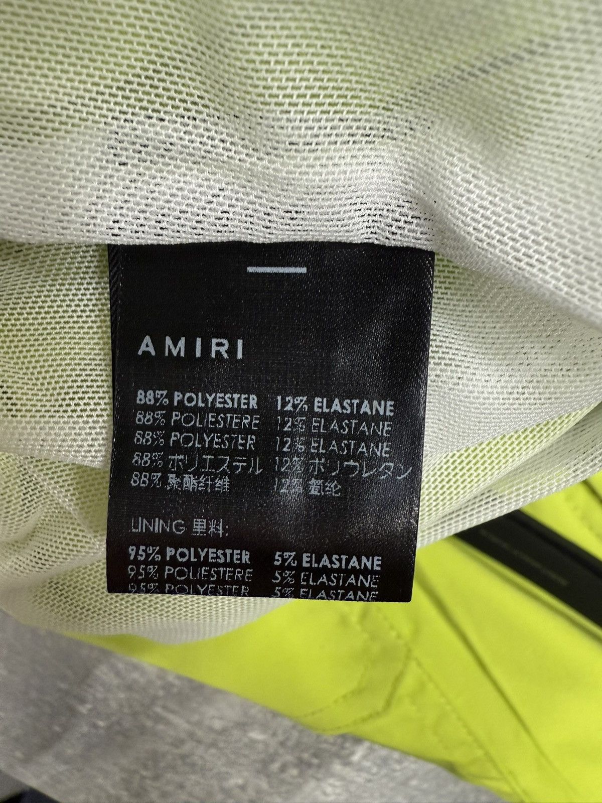 Amiri Amiri MA Bar Logo Swim Shorts Lime. Size L. BNWT. RRP $575 Size US 34 / EU 50 - 8 Thumbnail