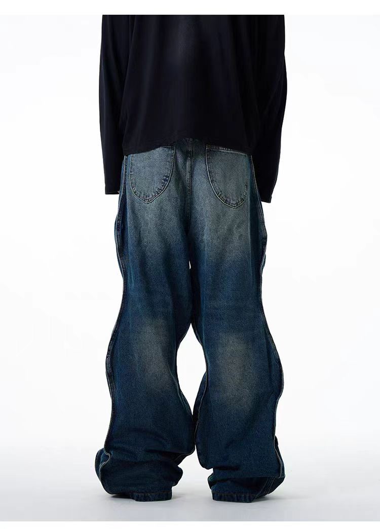 Japanese Brand × Vintage Vintage High Street Hip Hop Wide Leg Loose Jeans Size US 32 / EU 48 - 3 Thumbnail