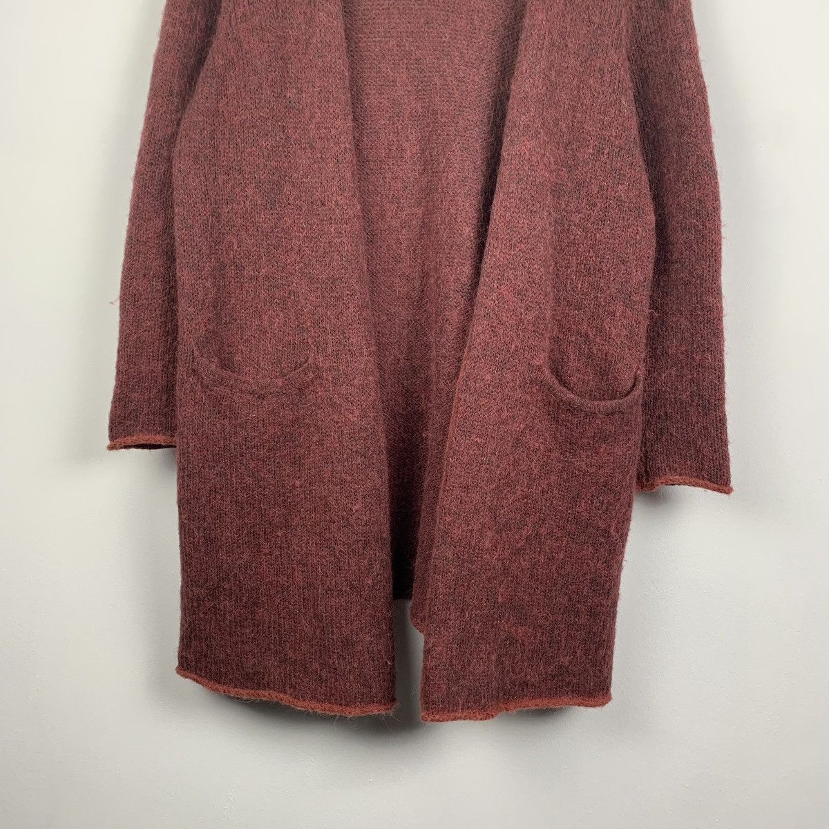 Gudrun Sjoden Gudrun Sjoden Knit Wool Open Cardigan Red Size M Size M / US 6-8 / IT 42-44 - 3 Thumbnail