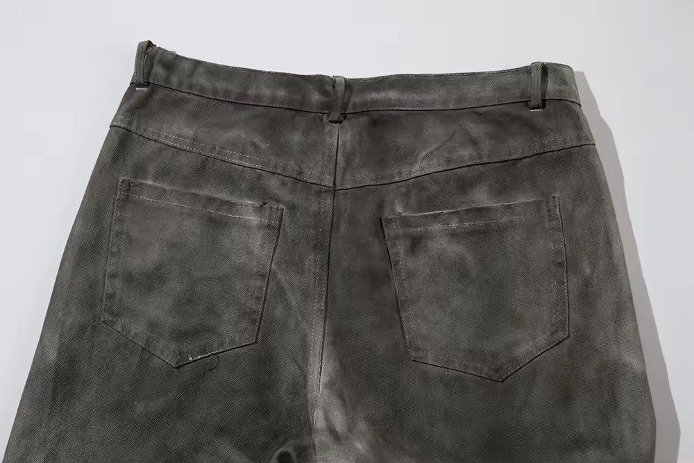 Designer × Vintage Washed Pleated High Street Straight Loose Jeans Pants Size US 30 / EU 46 - 4 Thumbnail