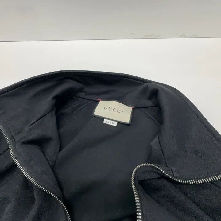 Gucci Gucci Gucci Black Technical Jersey Track Jacket -2506 Size US L / EU 52-54 / 3 - 6 Thumbnail
