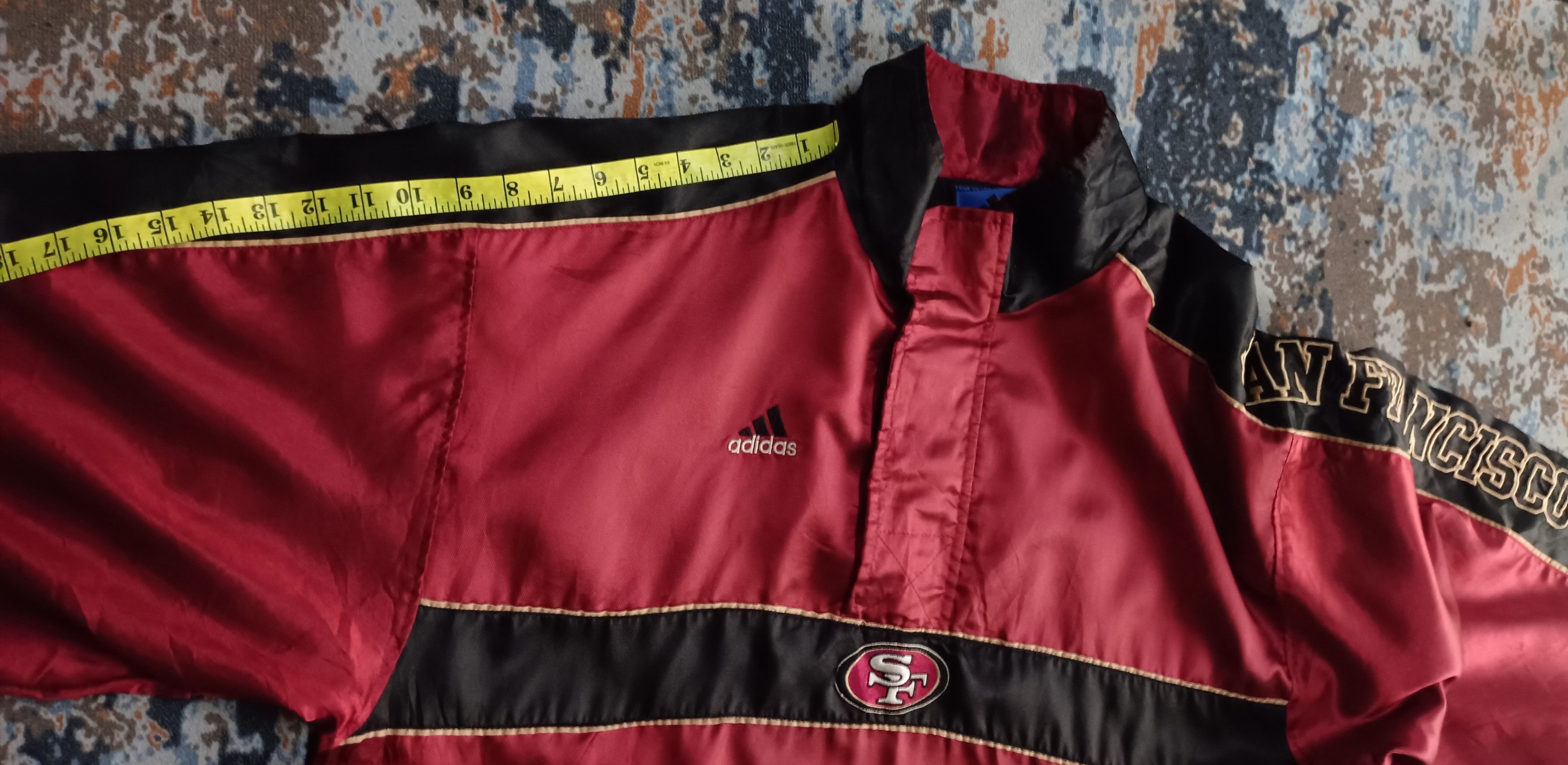 Adidas Vintage 90s💥 Adidas San Francisco NFL Size US XL / EU 56 / 4 - 20 Thumbnail