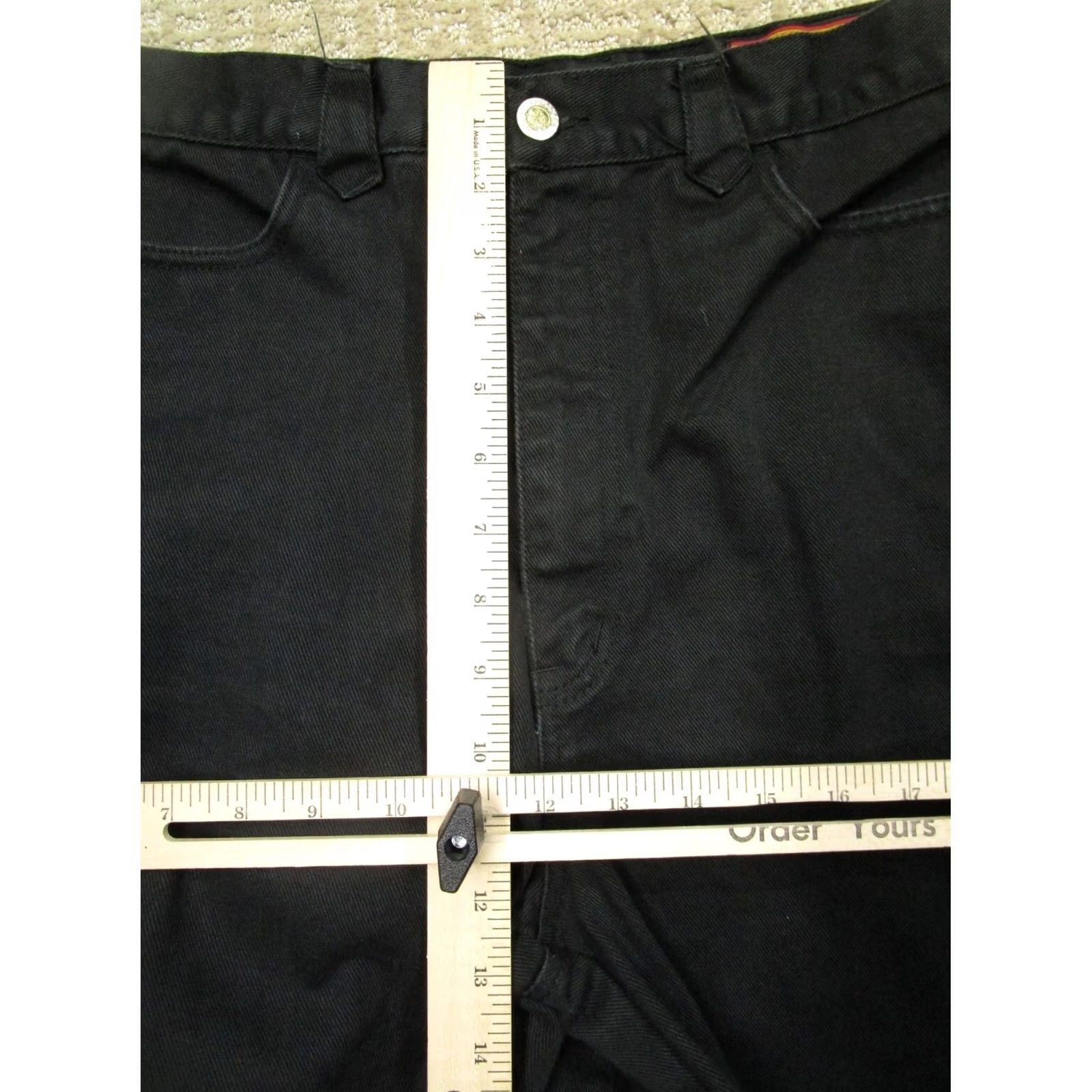 Vintage VINTAGE Lawman Jeans Women 30 Black High Rise Bareback Western Pants Riding Jeans 90s Cowboy Retro 36in Inseam Regular Fit Mens Women Girls Size 36" / US 14 / IT 50 - 7 Thumbnail