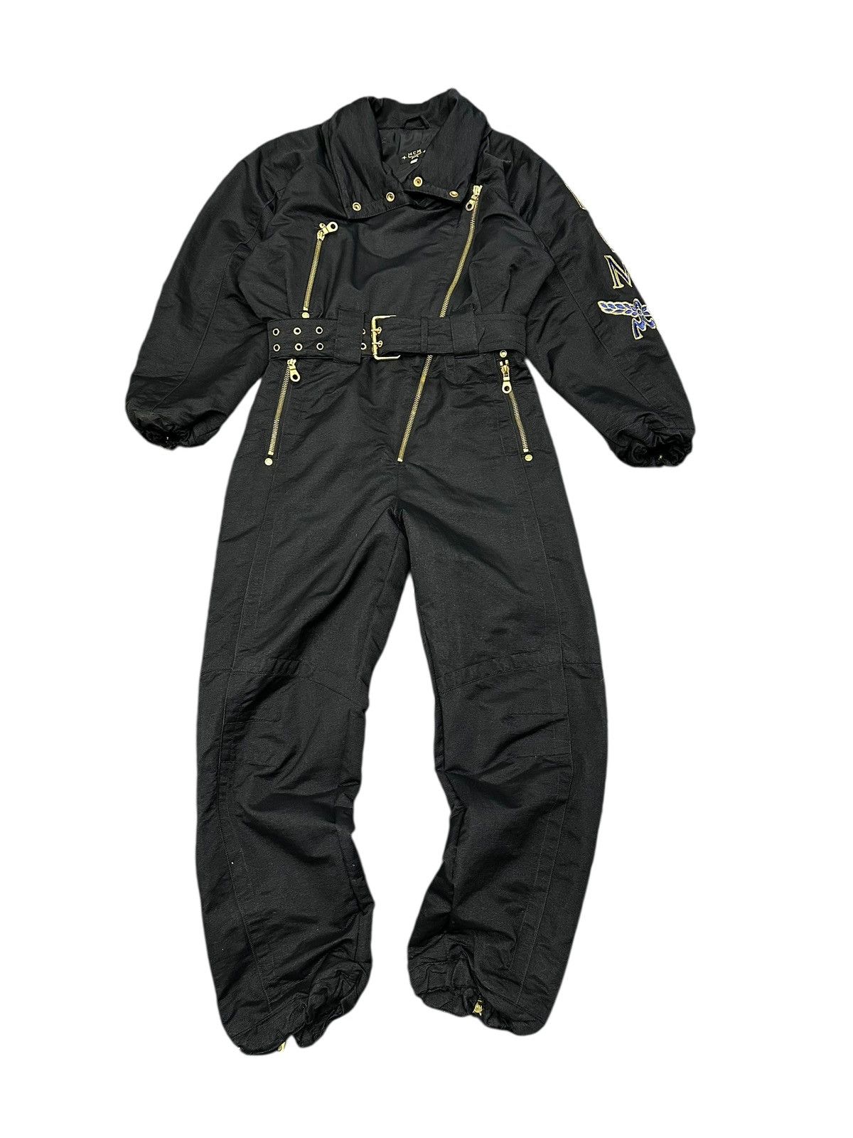MCM Vintage MCM Ski Jumpsuit Spell Out Riri Zipper Size US 38 / EU 54 - 1 Thumbnail