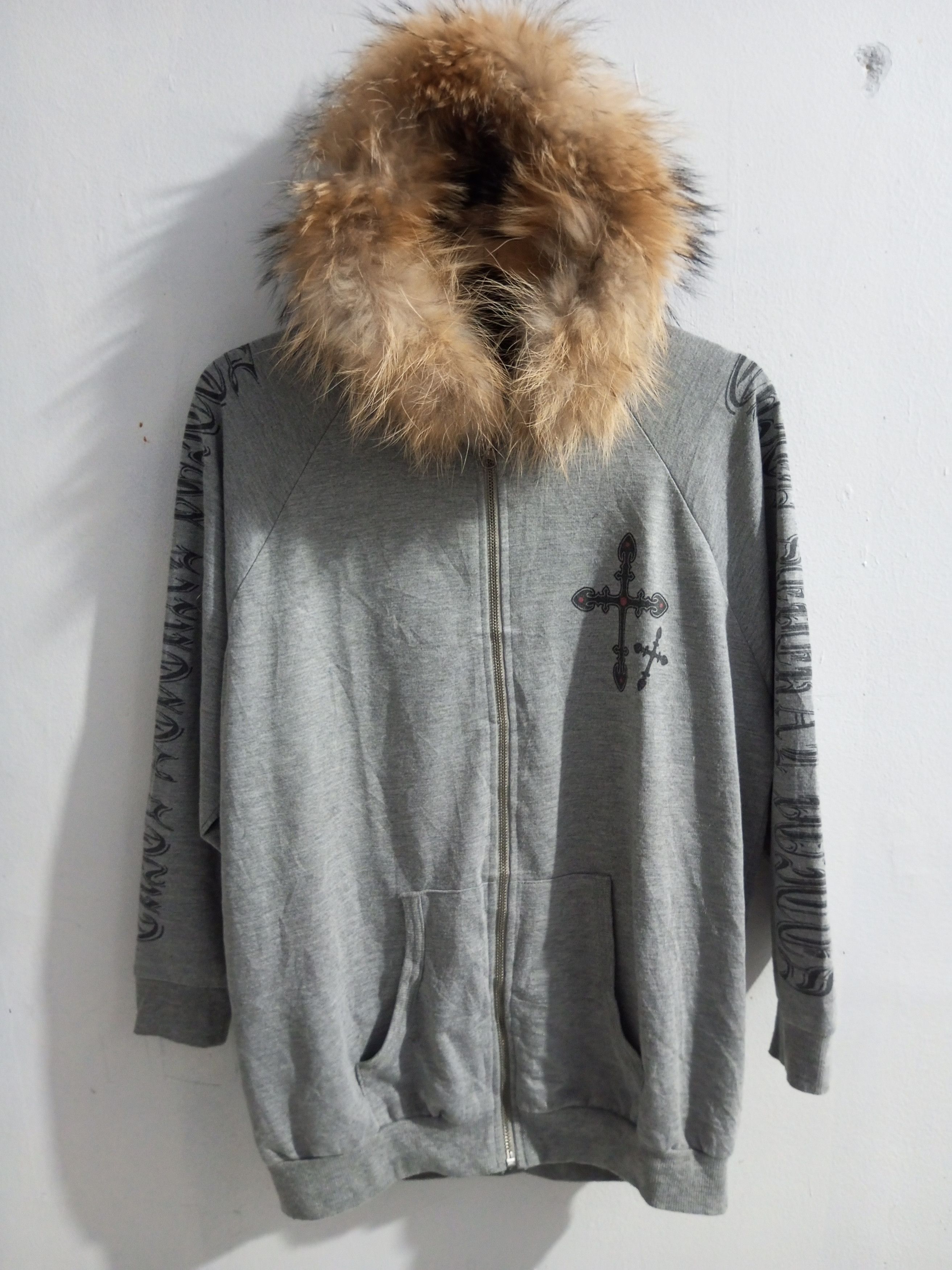 If Six Was Nine × Japanese Brand × Le Grande Bleu (L.G.B.) Vintage dig deep spellout fur hoodie Size US M / EU 48-50 / 2 - 1 Thumbnail