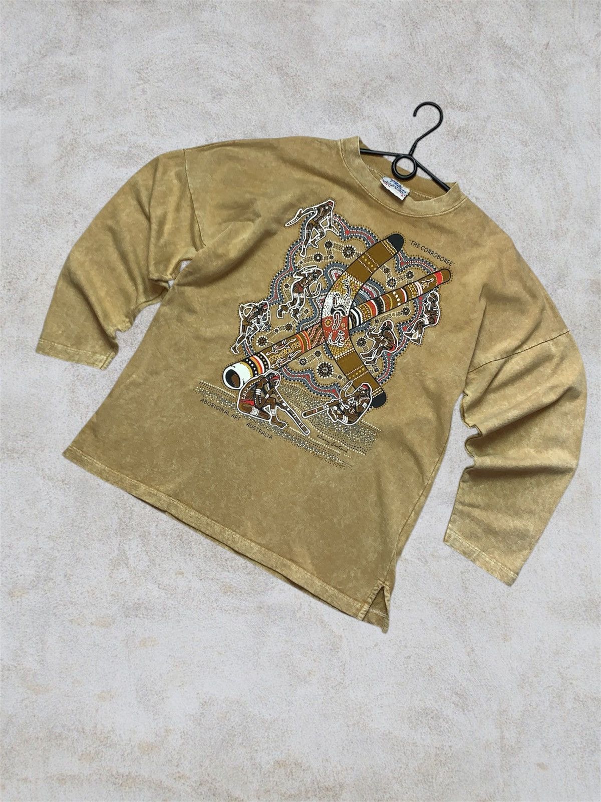 Vintage Danny Eastwood vintage aboriginal Australian art sweatshirt Size US S / EU 44-46 / 1 - 1 Thumbnail