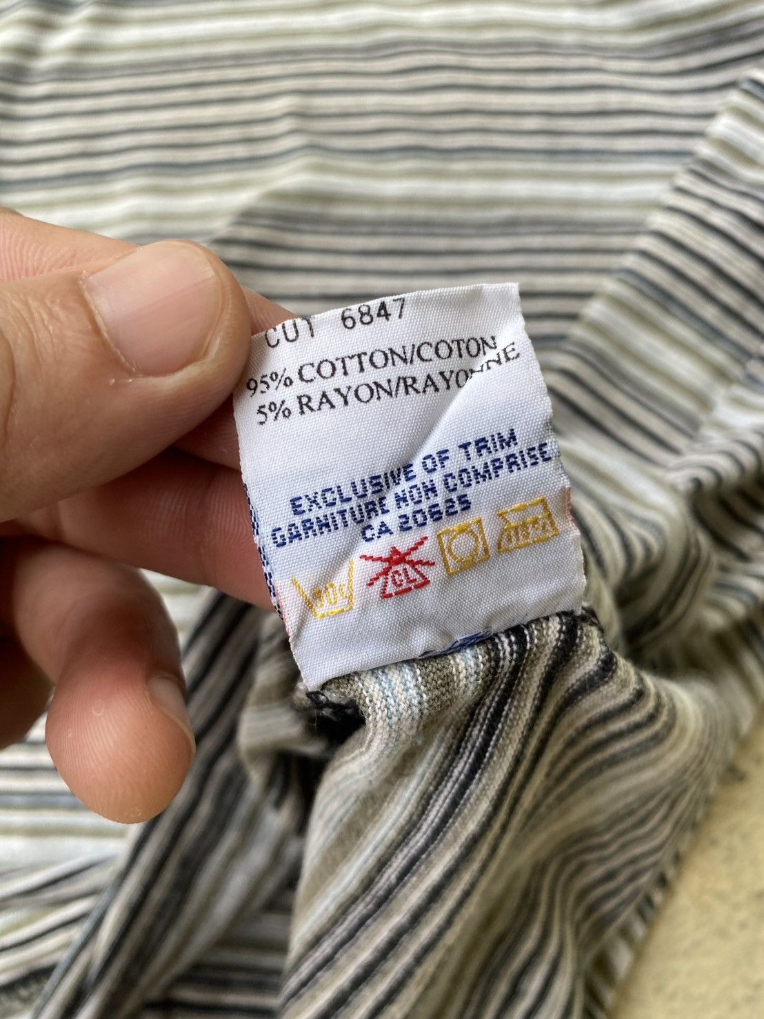 Guess Vintage Guess Striped Tee Size US L / EU 52-54 / 3 - 7 Thumbnail