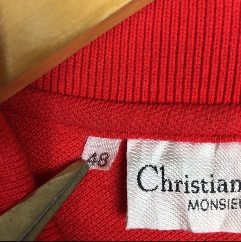 Christian Dior Monsieur Vintage Christian Dior Red Polo Shirt Size US M / EU 48-50 / 2 - 8 Thumbnail