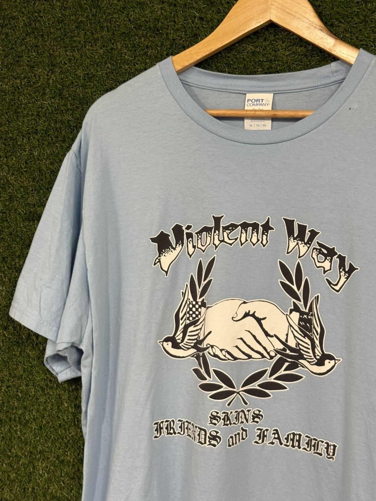 Vintage Violent Way Hardcore Band Merch Blue Logo Metal Tee XL Size US XL / EU 56 / 4 - 2 Thumbnail
