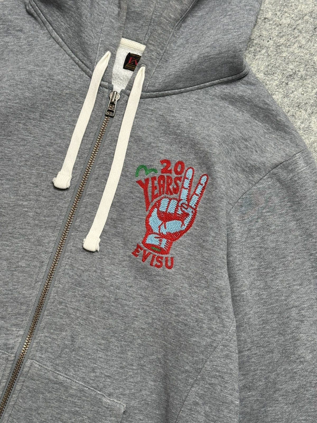 Evisu Rare vintage Zip-Hoodie Evisu Osaka Japan Size US L / EU 52-54 / 3 - 3 Thumbnail