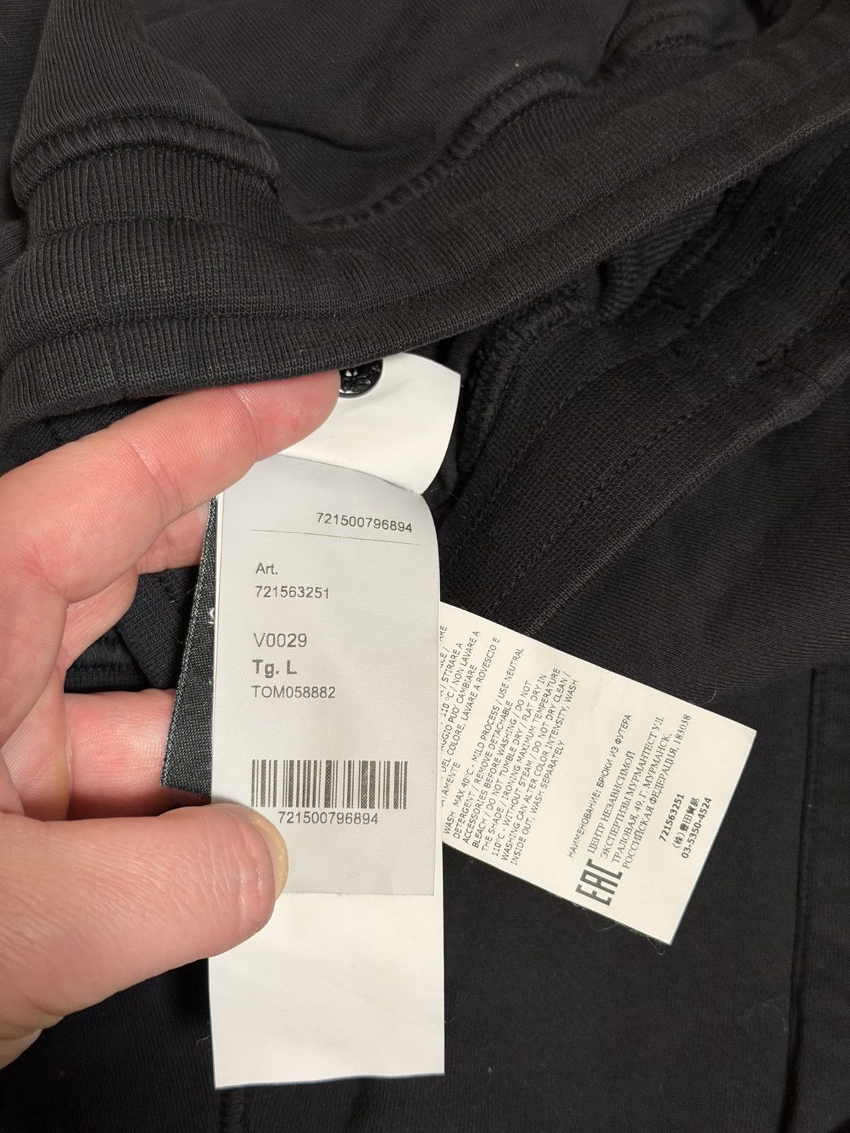Stone Island 🔥450$ Stone island Jogging Fleece Pocket Cargo Jogger Pants Size US 34 / EU 50 - 10 Thumbnail