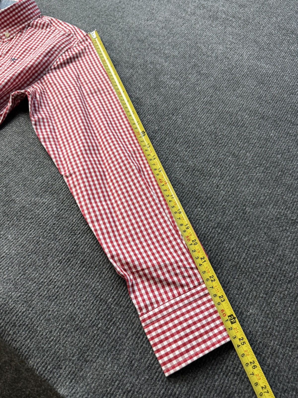 Hackett Luxury Hackett London Red Gingham Check Shirt XS / 14-15Y Size US XS / EU 42 / 0 - 14 Thumbnail