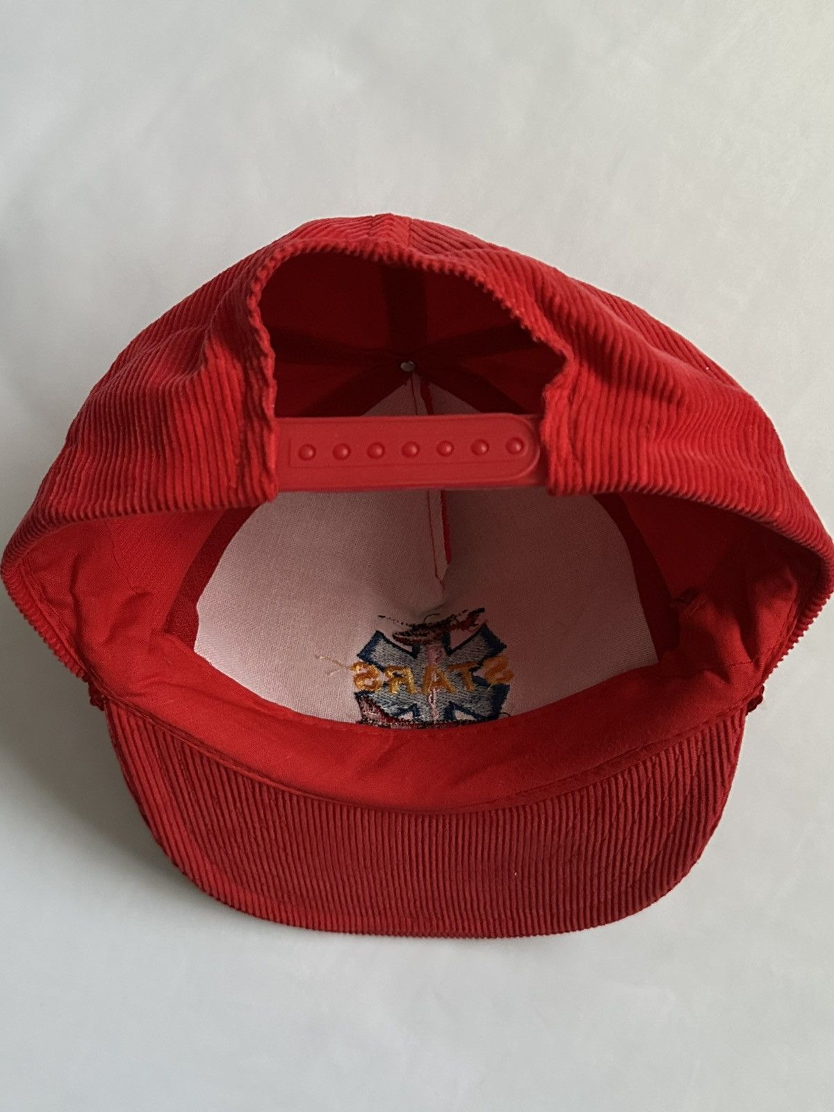 Vintage Vintage Corduroy 90s EMS Embroidered Retro SnapBack Hat Size ONE SIZE - 4 Thumbnail