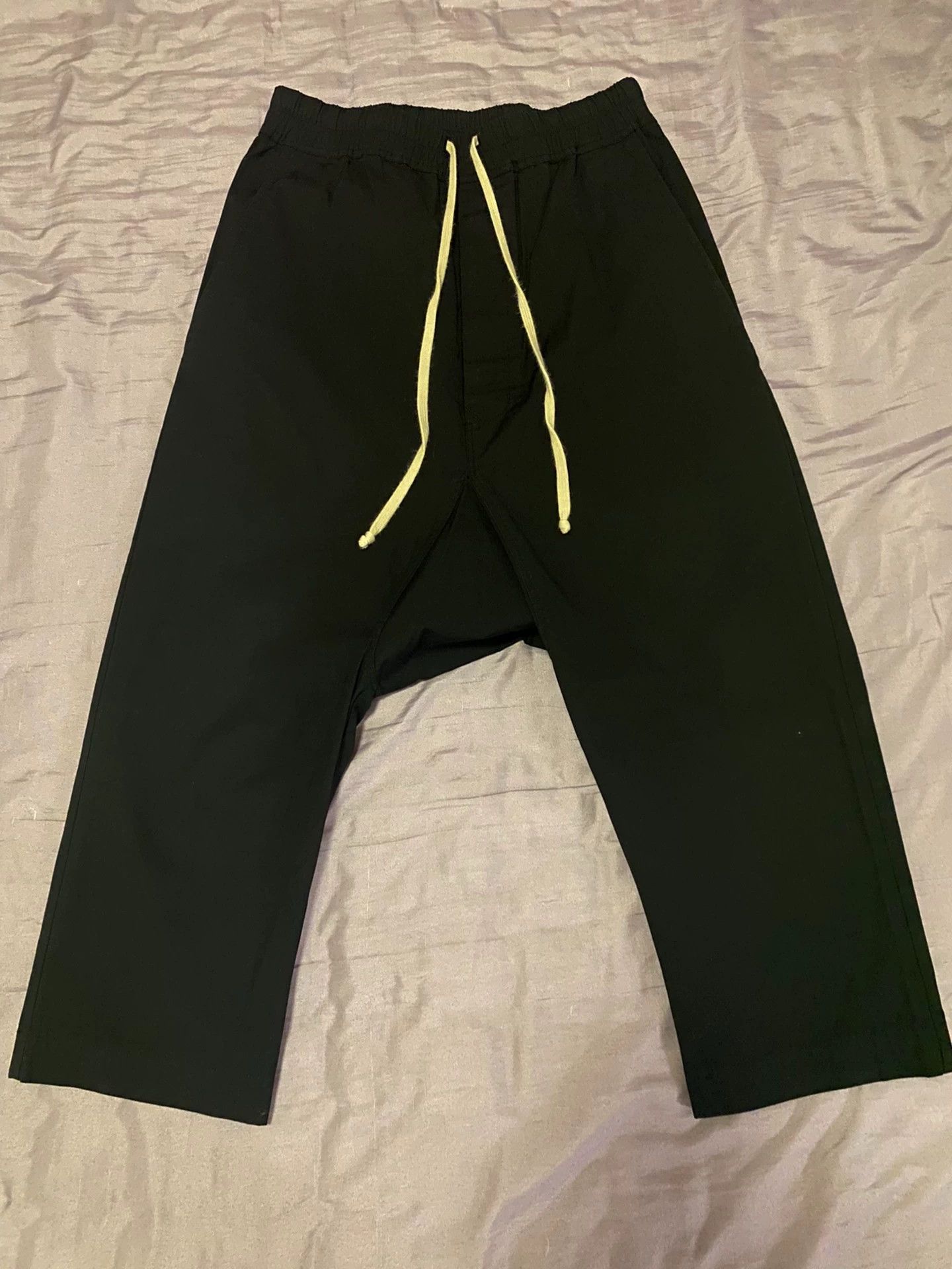Rick Owens Rick Owens ro double-track black trousers - -DMC Size US 36 / EU 52 - 1 Thumbnail