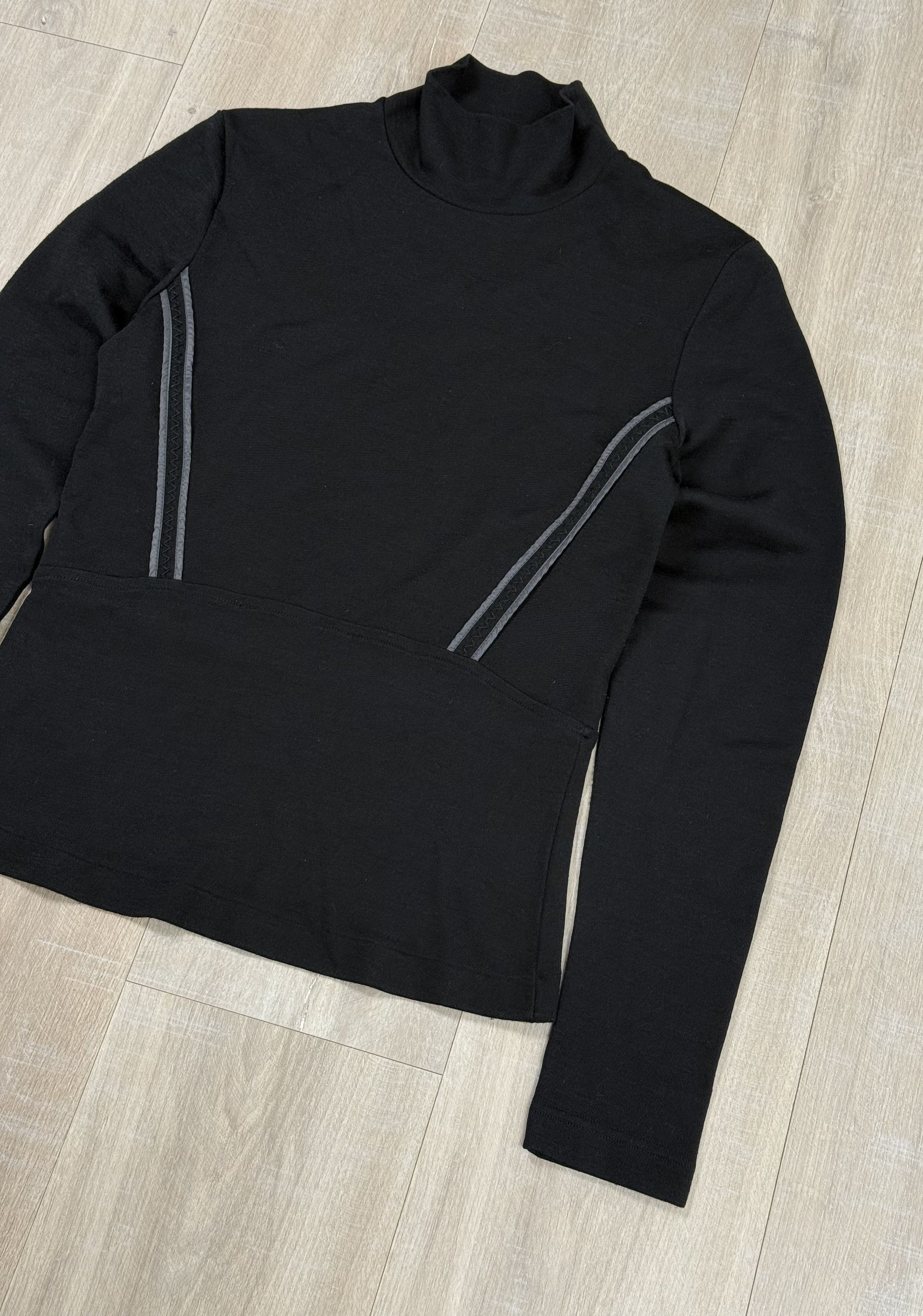 Prada Prada Virgin Wool Turtleneck Sweater Black Size L / US 10 / IT 46 - 3 Thumbnail