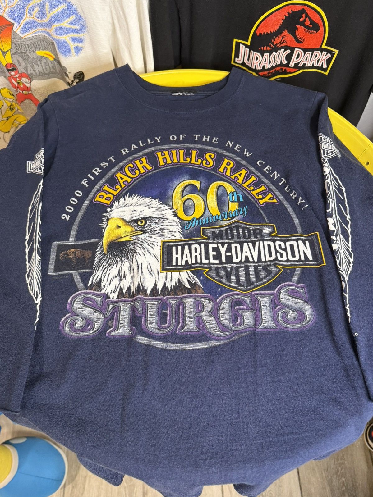 Harley Davidson 2000s Harley Davidson navy blue long sleeve Size US S / EU 44-46 / 1 - 3 Thumbnail