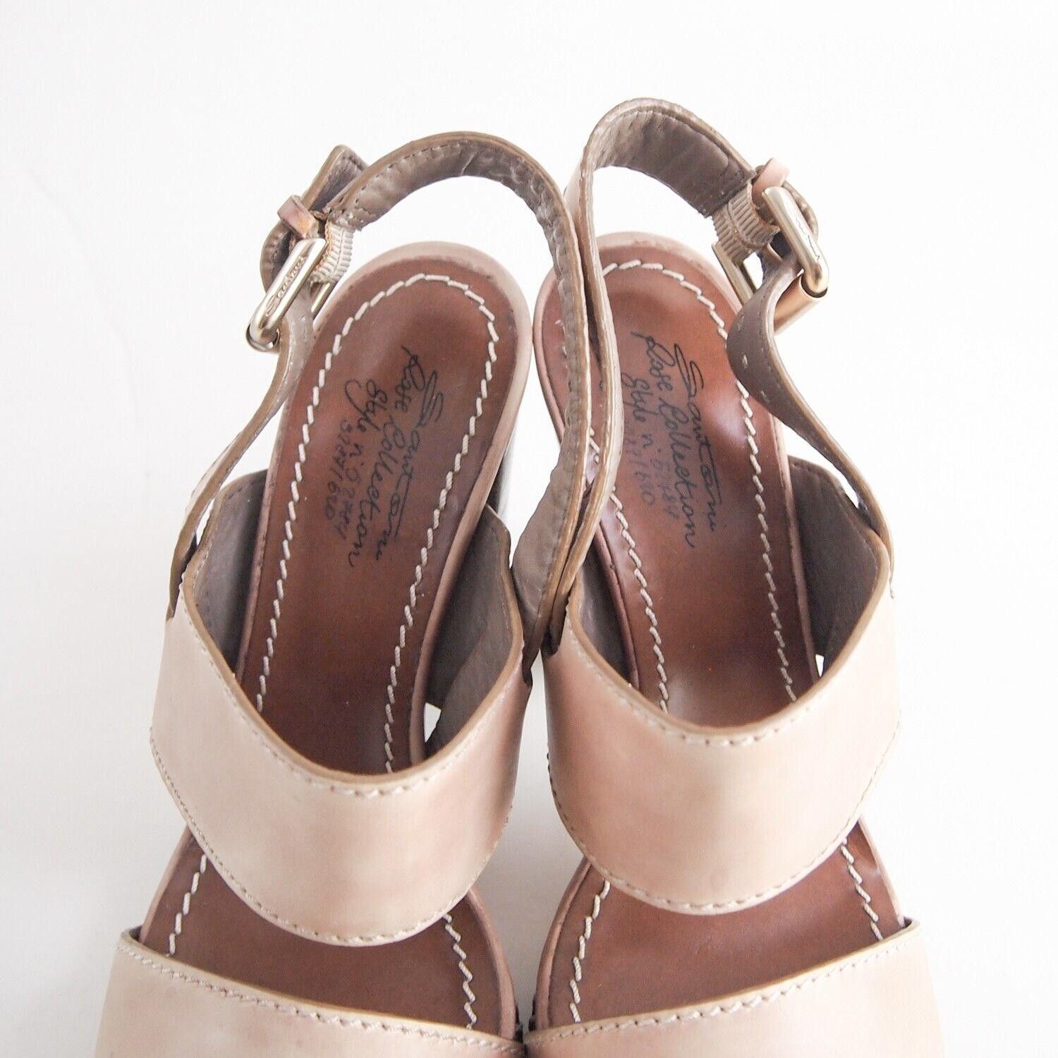 Santoni Santoni Rose Collection Sandals Brown Leather US 7.5 EU 37.5 Size US 7.5 / IT 37.5 - 4 Thumbnail