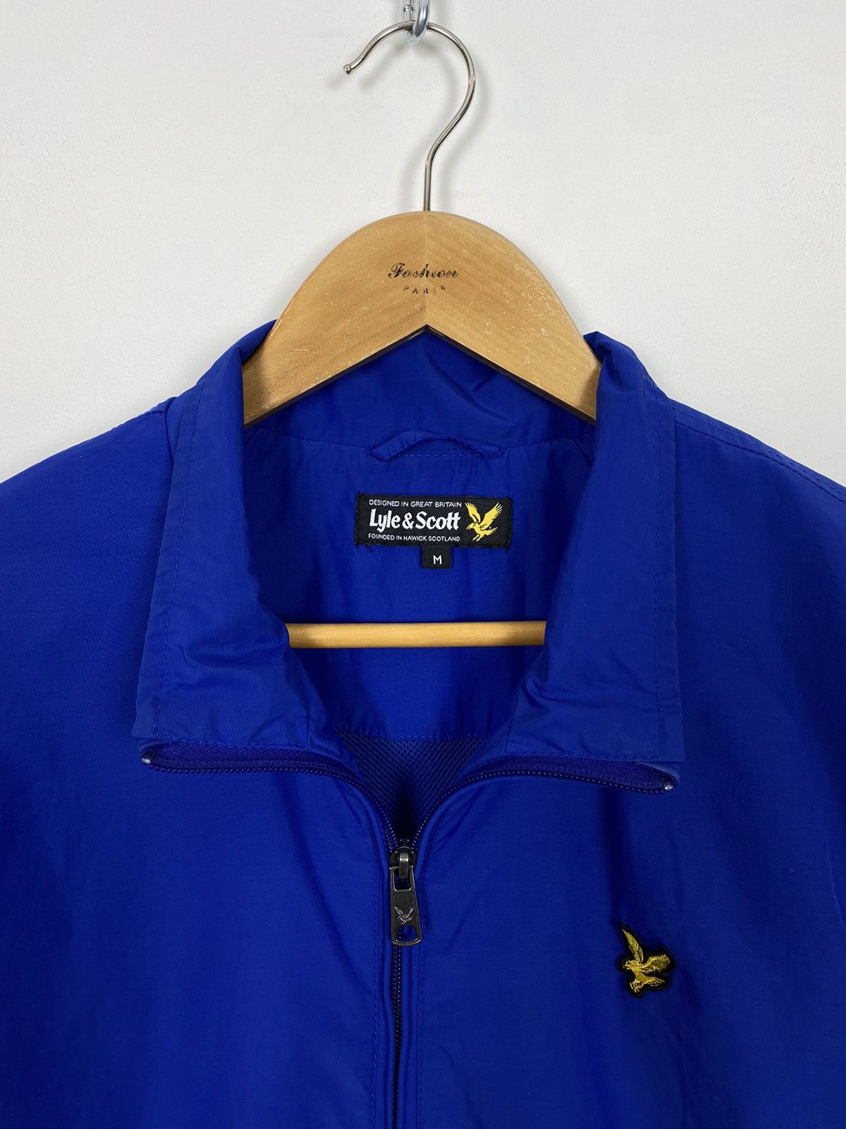 Lyle & Scott Lyle And Scott Men’s Blue Funnel Neck Jacket Size Medium Top Size US M / EU 48-50 / 2 - 3 Thumbnail