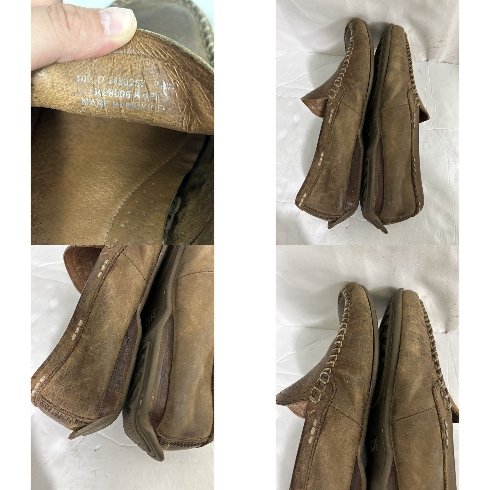 Frye Frye Lewis Venetian Mens Size 10.5 D Brown Casual Loafers Flaw Needs Repair Size US 11 / EU 44 - 10 Thumbnail