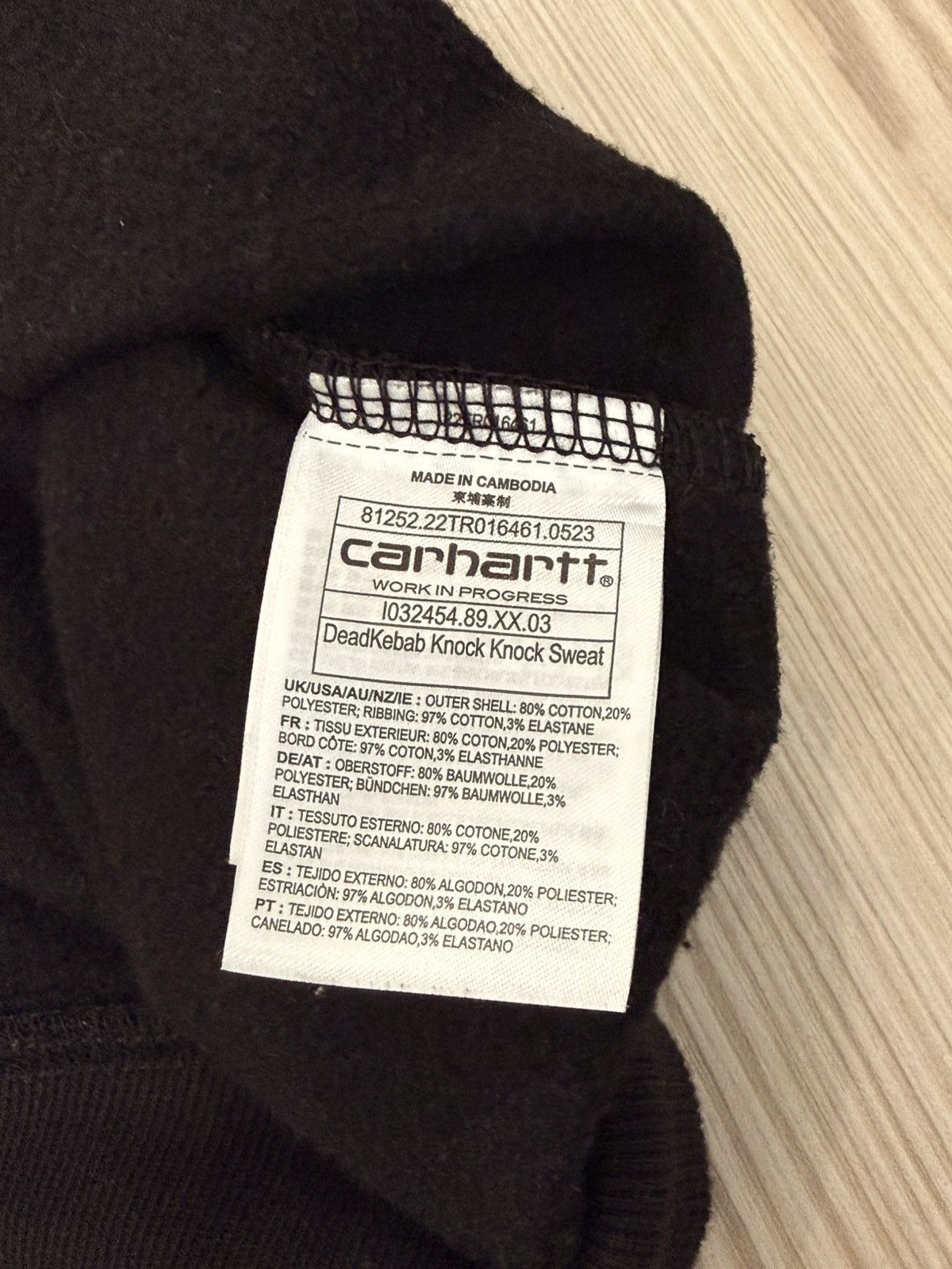 Carhartt Carhartt WIP x DeadKebab Knock Knock Sweatshirt M Size US M / EU 48-50 / 2 - 7 Thumbnail