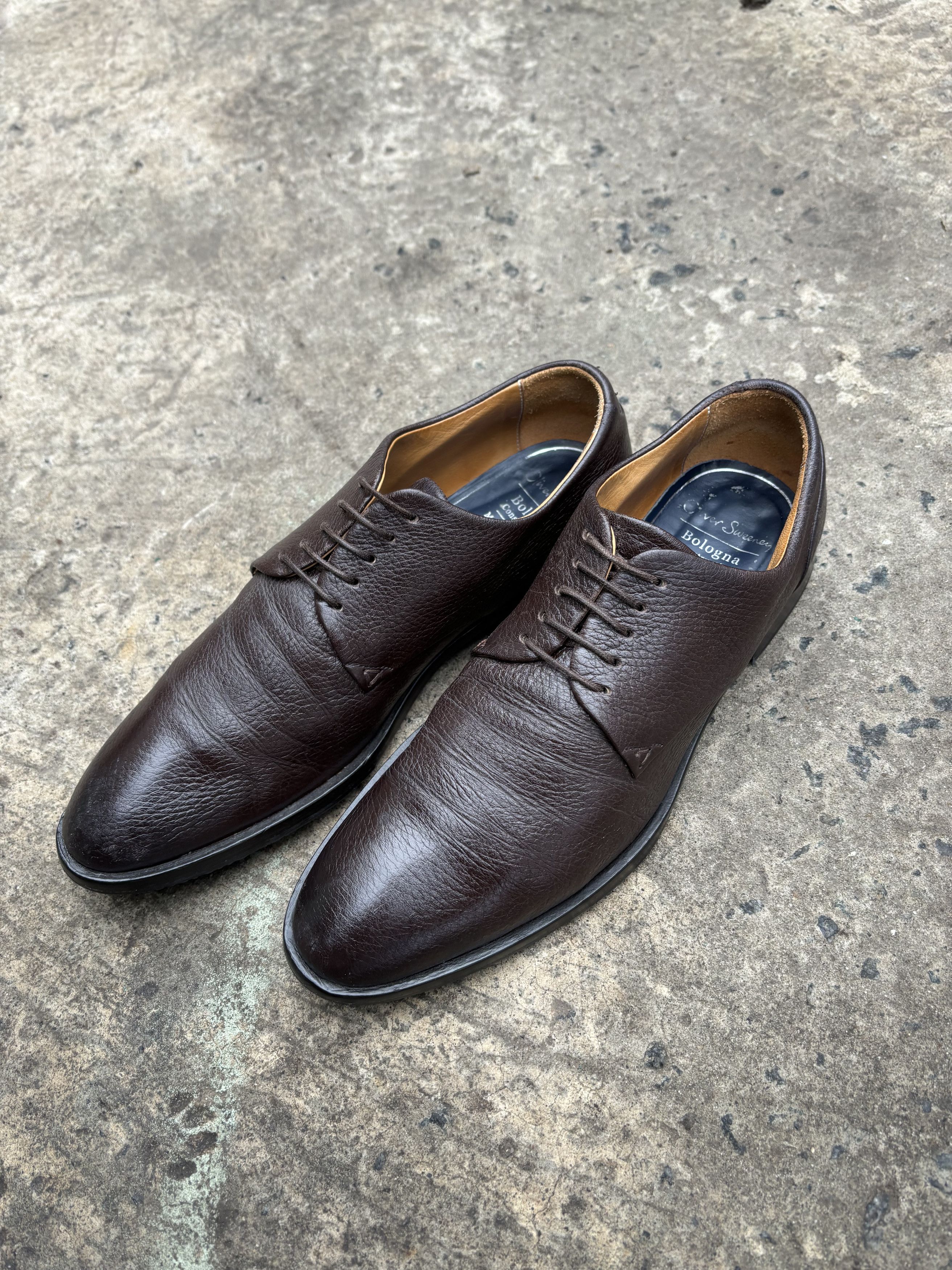 Oliver Sweeney RRP 500$ Oliver Sweeney Campobello Deerskin Bologna Derby Shoes Size US 9.5 / EU 42-43 - 3 Thumbnail