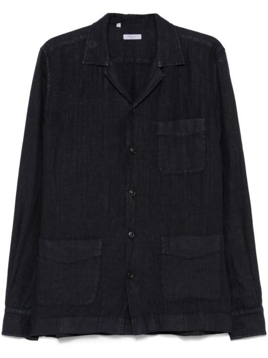 Boglioli BOGLIOLI Men Long Tops 60200Q SB57520784 Blue Size US M / EU 48-50 / 2 - 1 Thumbnail