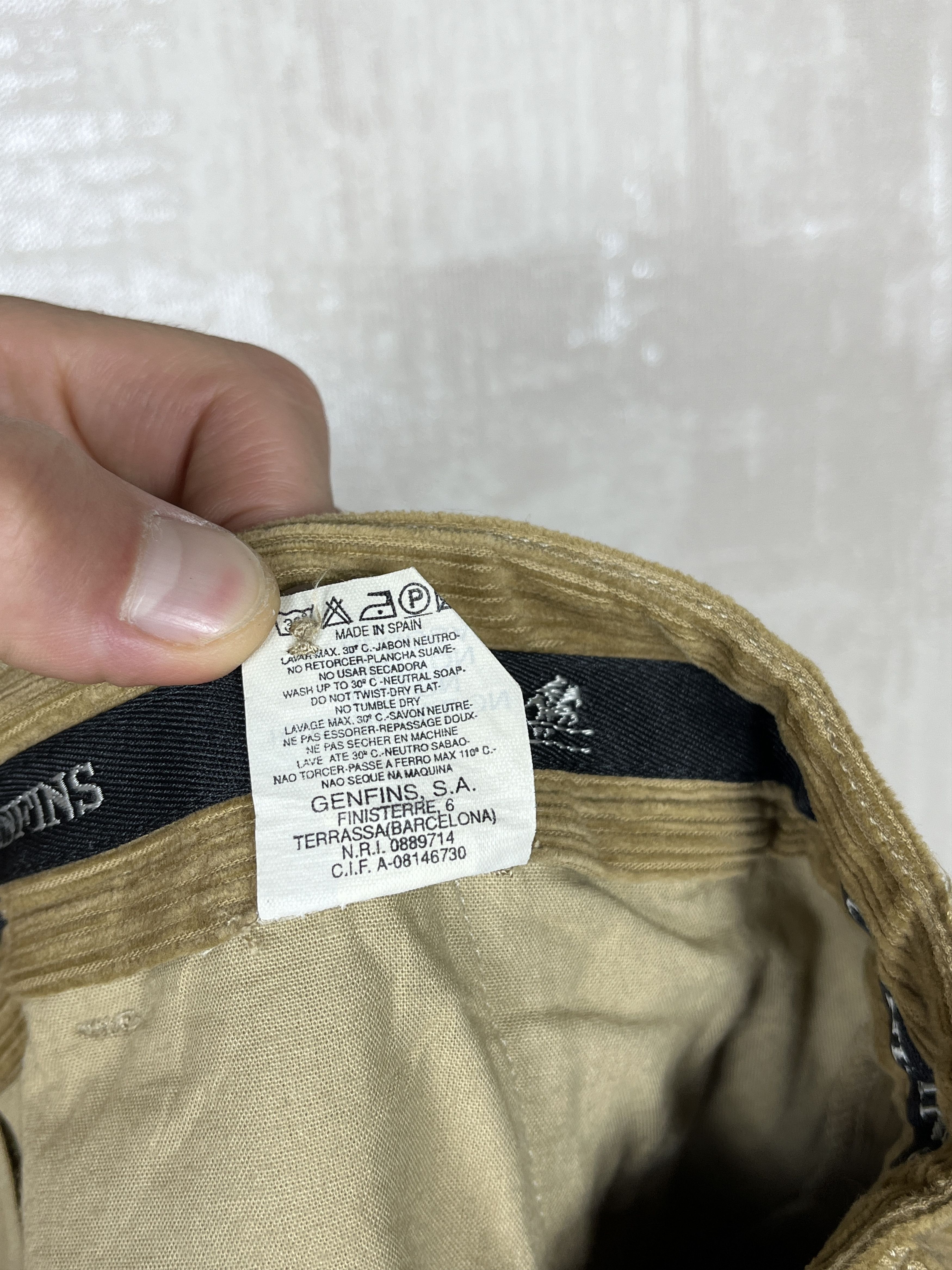 Vintage Genfins Vintage Corduroy Chino Pants Size US 32 / EU 48 - 19 Thumbnail