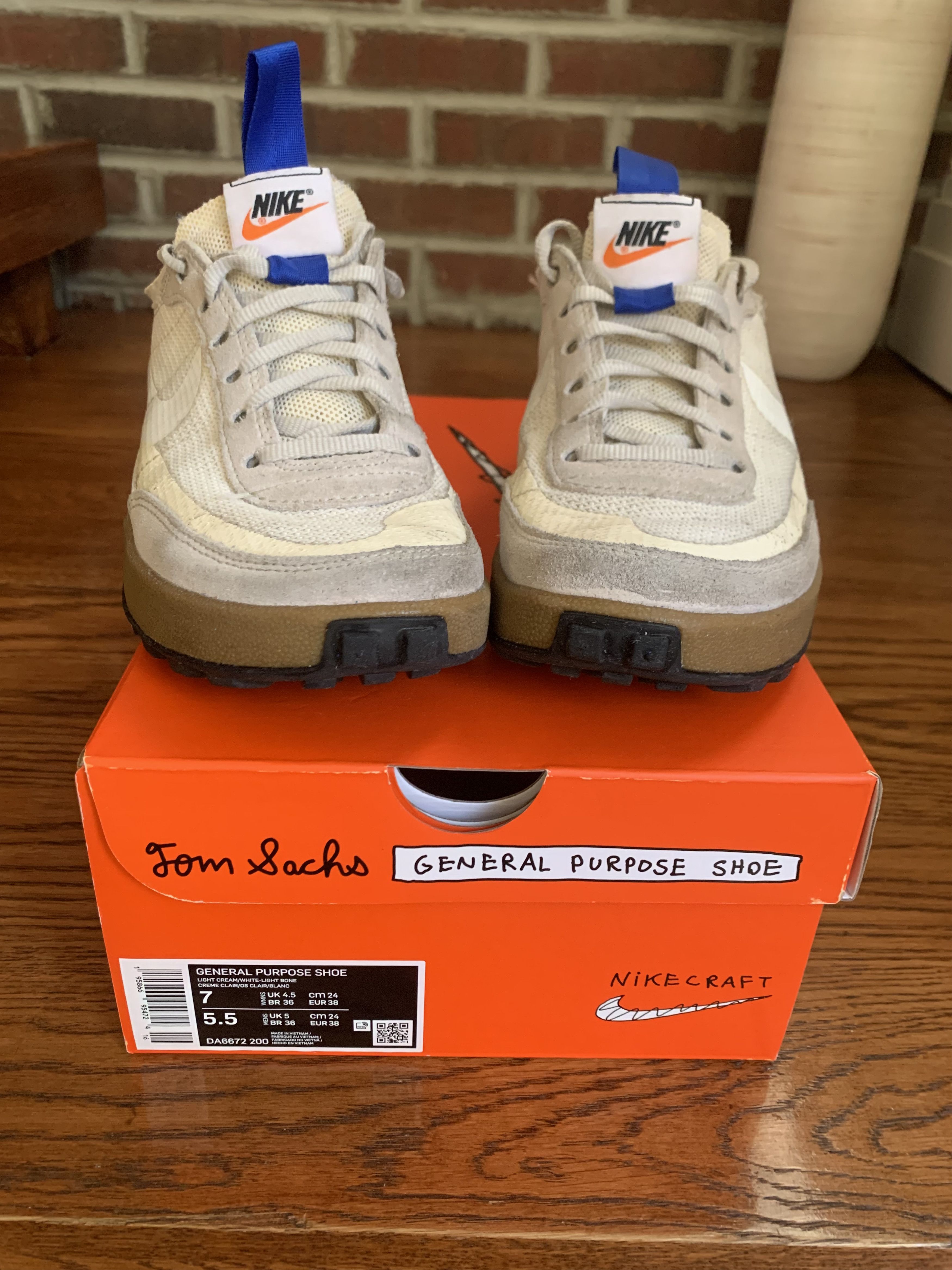 Nike × Tom Sachs Nike Tom Sachs General Purpose Shoe Size US 5.5 / EU 38 - 4 Thumbnail