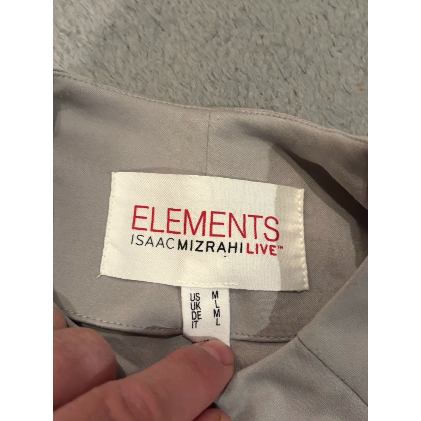 Isaac Mizrahi Isaac Mizrahi Elements Cardigan Sweater Womens Medium Gray L/S Regular Knit Open Front Cardigan Women's Casual 30 Day Returns Size M / US 6-8 / IT 42-44 - 2 Thumbnail