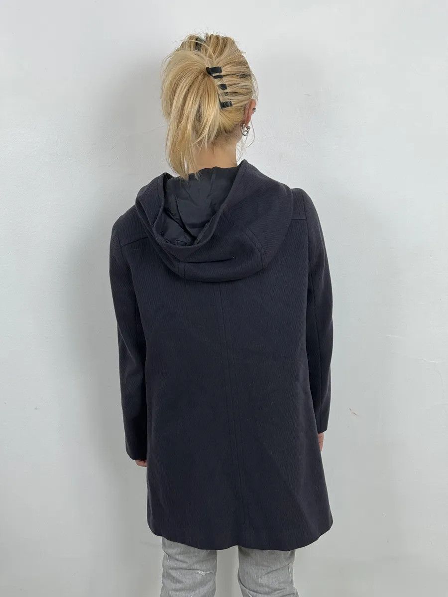 Prada AW2011 Prada Navy Asymmetrical Wool Double-Breasted Long Jacket Size US XS / EU 42 / 0 - 3 Thumbnail
