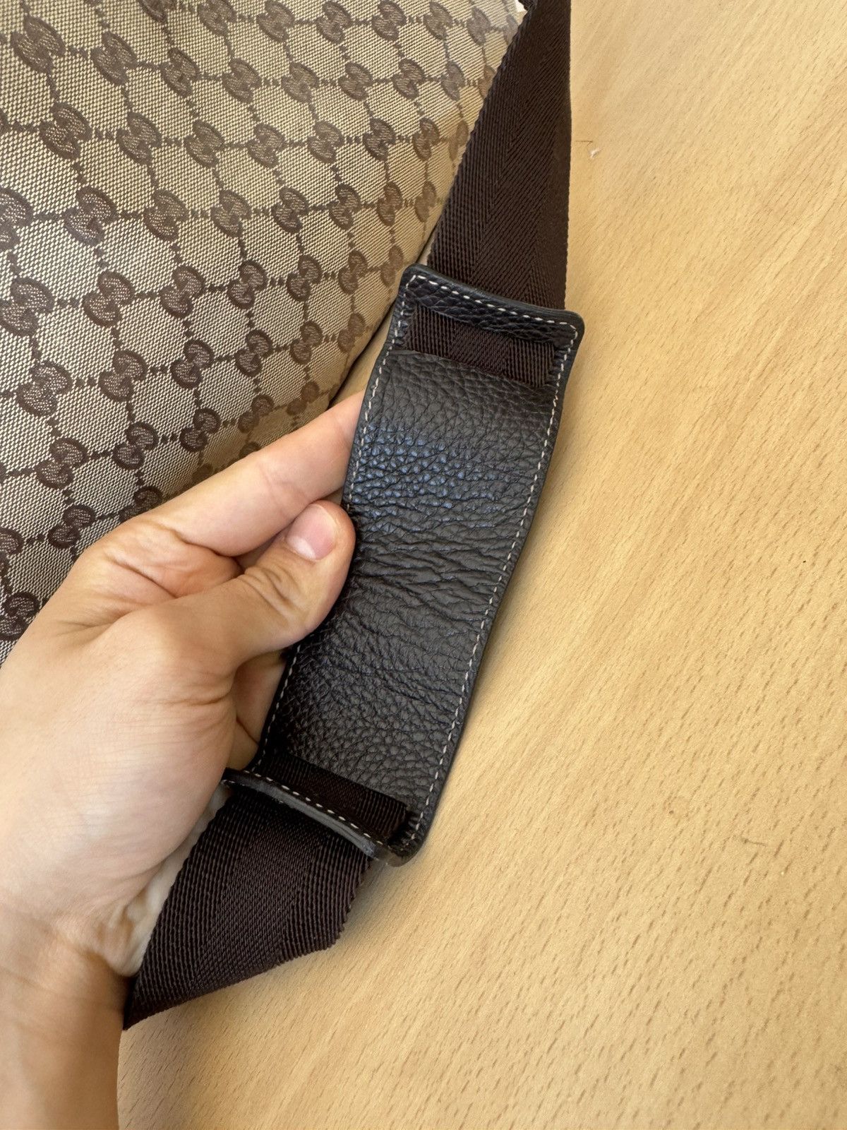 Gucci Gucci Messenger Bag GG Canvas Beige Brown Size ONE SIZE - 3 Thumbnail