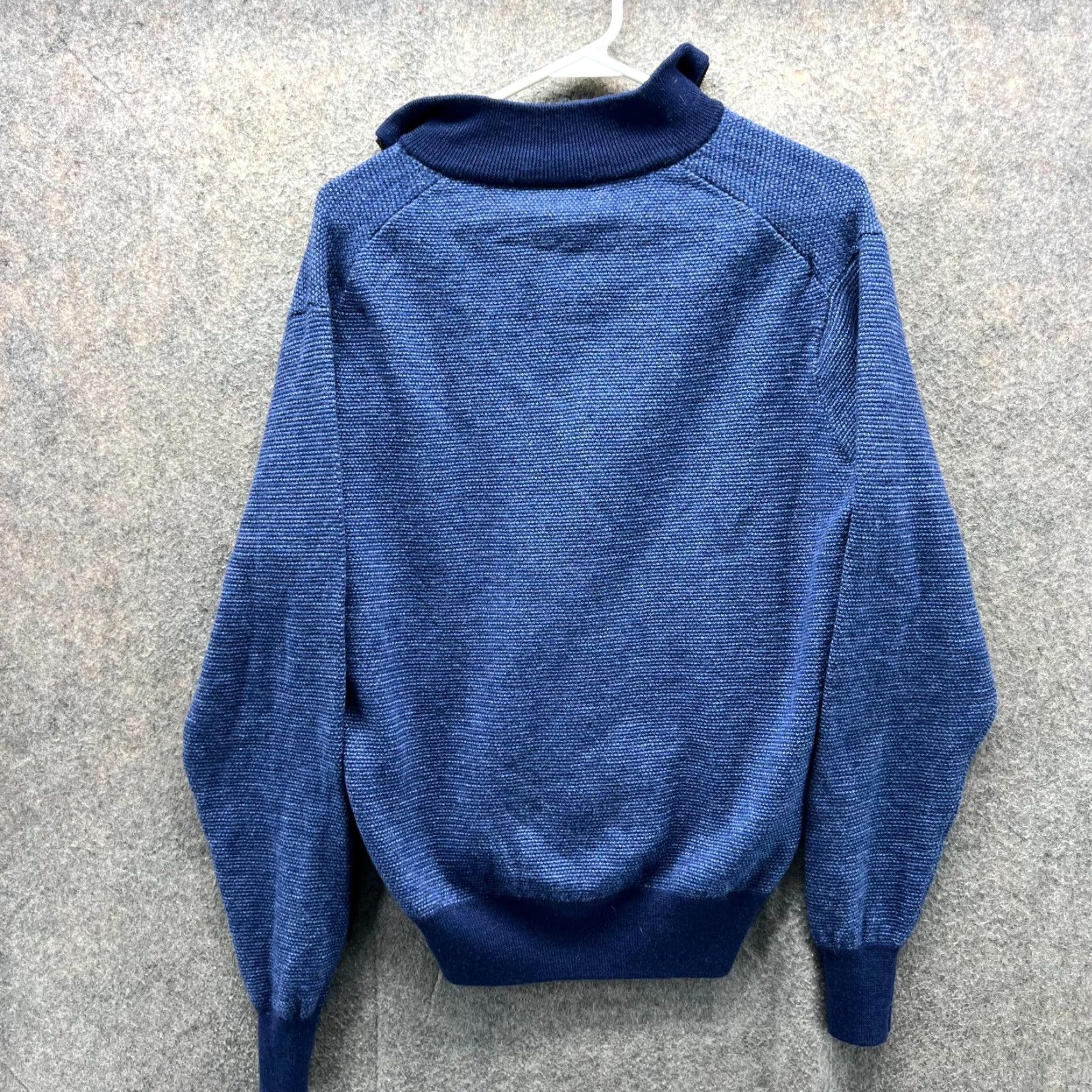 Peter Millar VINTAGE Peter Millar Sweater Mens Large Blue 1/4 Zip Pullover 100% Merino Wool Knit Size US L / EU 52-54 / 3 - 2 Thumbnail