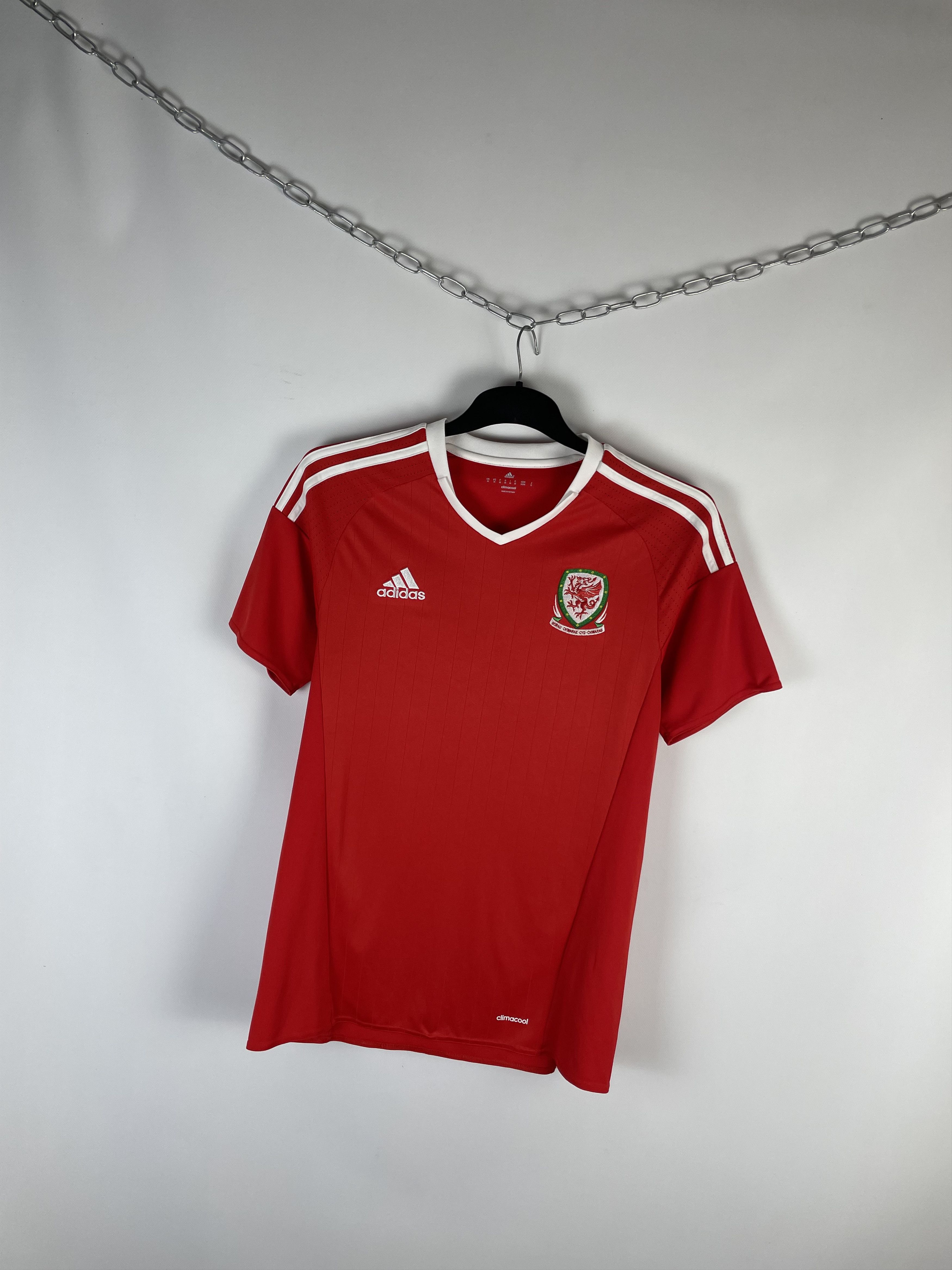Adidas Adidas Wales Home 2015/2016 Football Shirt Soccer Jersey Size US L / EU 52-54 / 3 - 2 Thumbnail