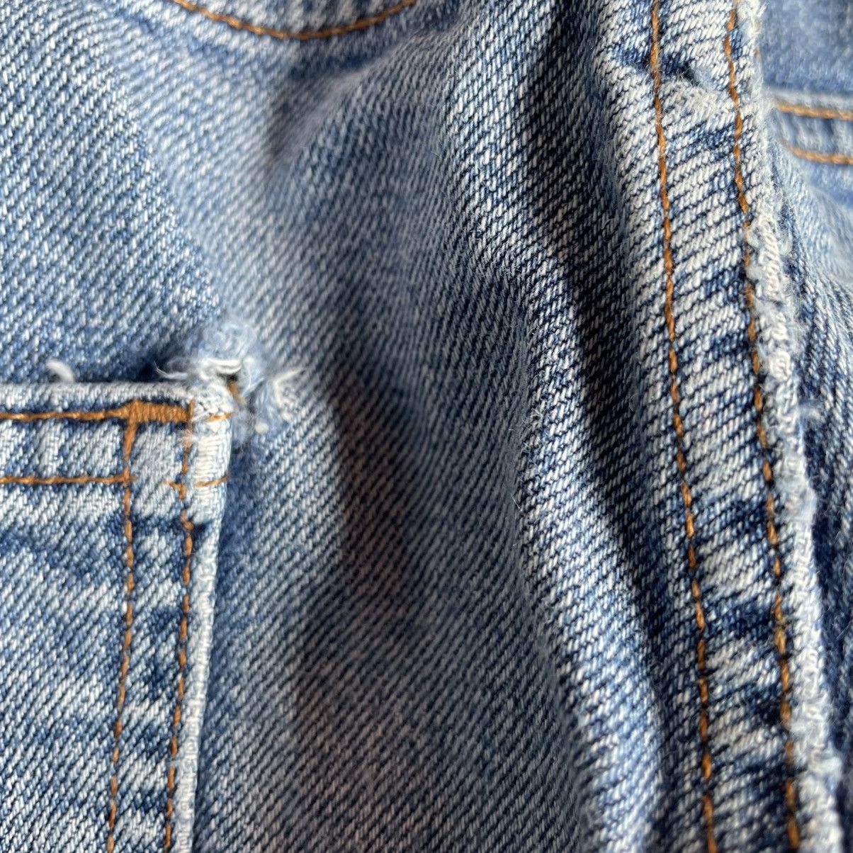 Levi's Vintage Clothing 🔥Vintage Levis 505 Orange Tab Ripped Distress Denim Jeans Size US 30 / EU 46 - 11 Thumbnail