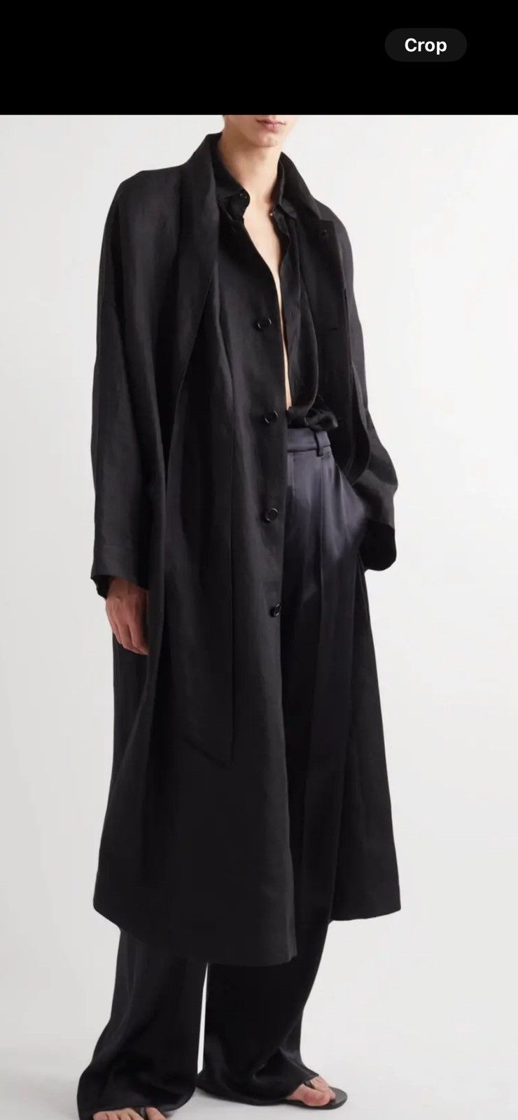 Saint Laurent Paris Saint Laurent men’s linen kaftan linen jacket. 54/XL. $3590 Size US L / EU 52-54 / 3 - 1 Thumbnail