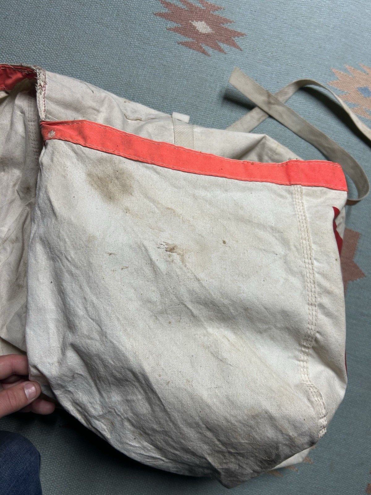 Vintage Vtg Detroit News newspaper saddle bag bicycle canvas newsboy Size ONE SIZE - 10 Thumbnail